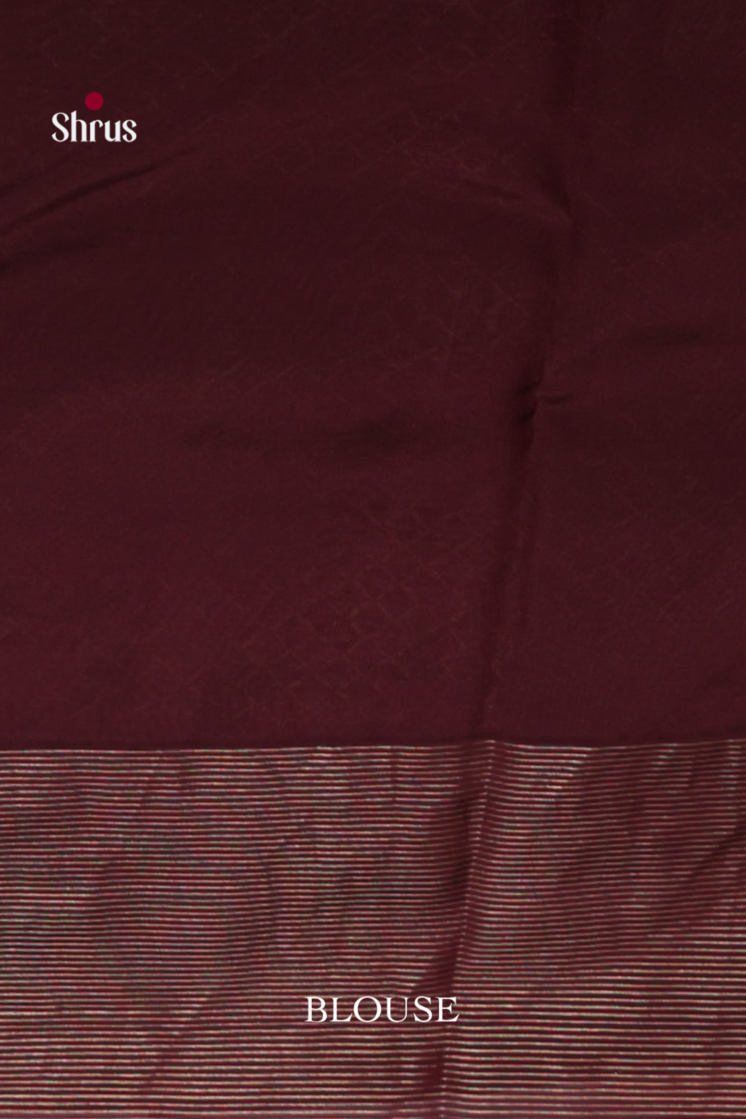 Rusty Orange & Brown - Kanchipuram-halfpure Saree- EAS08337 - Shop on Shrus.com