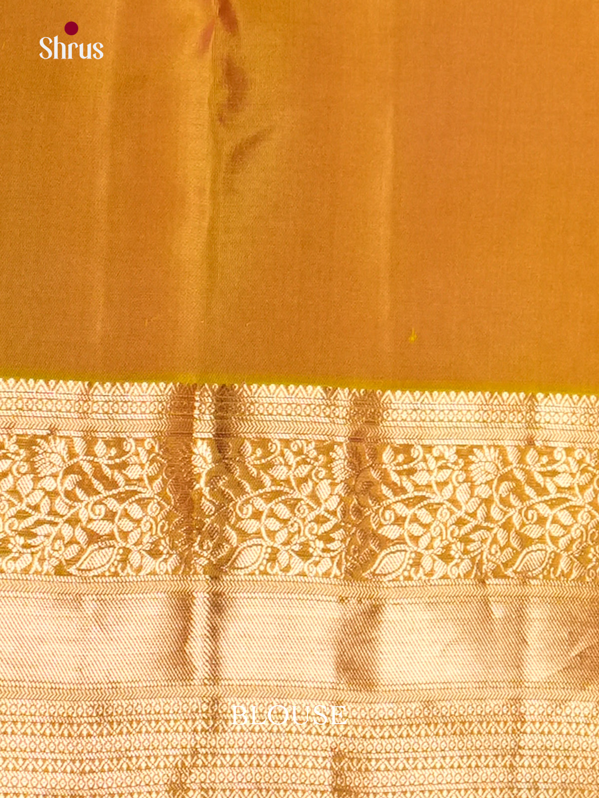 Pink & Mustard  - Kanchipuram-halfpure Saree-EAS09017 - Shop on Shrus.com