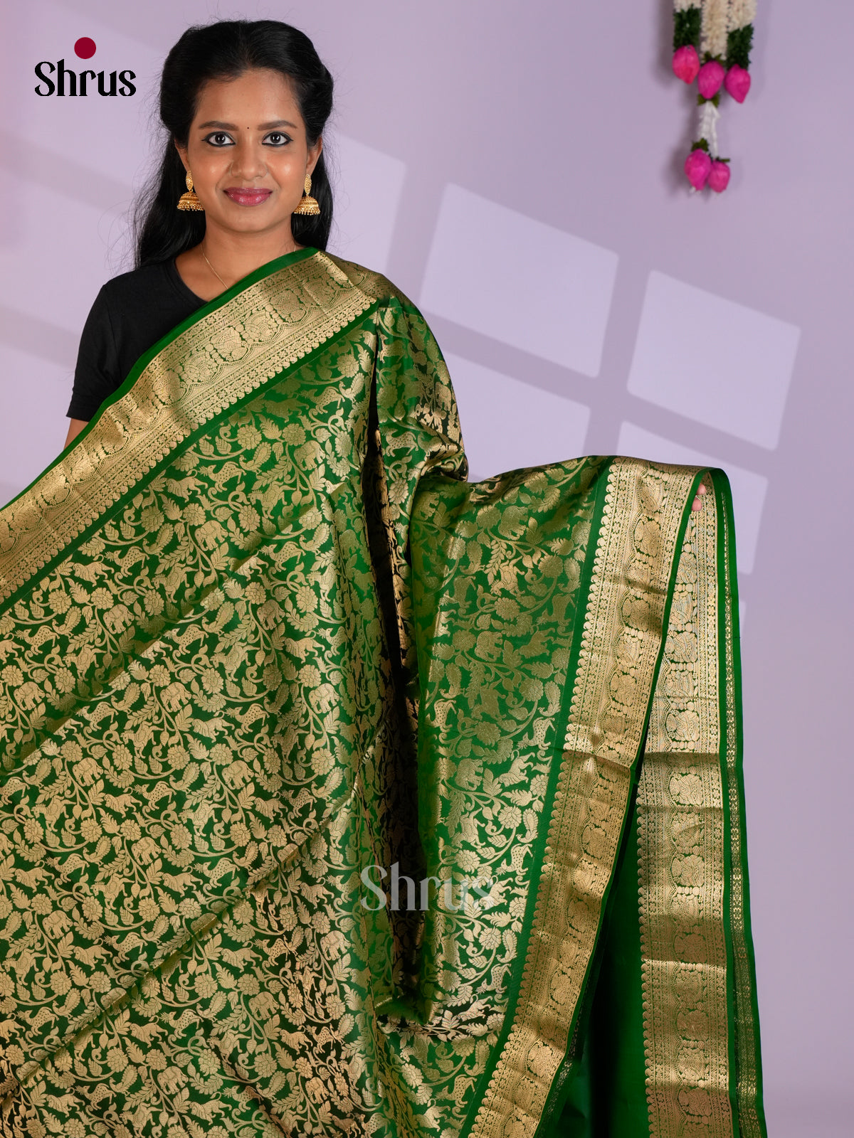 EAS09049 - Soft Silk (HR) Saree - Shop on Shrus.com