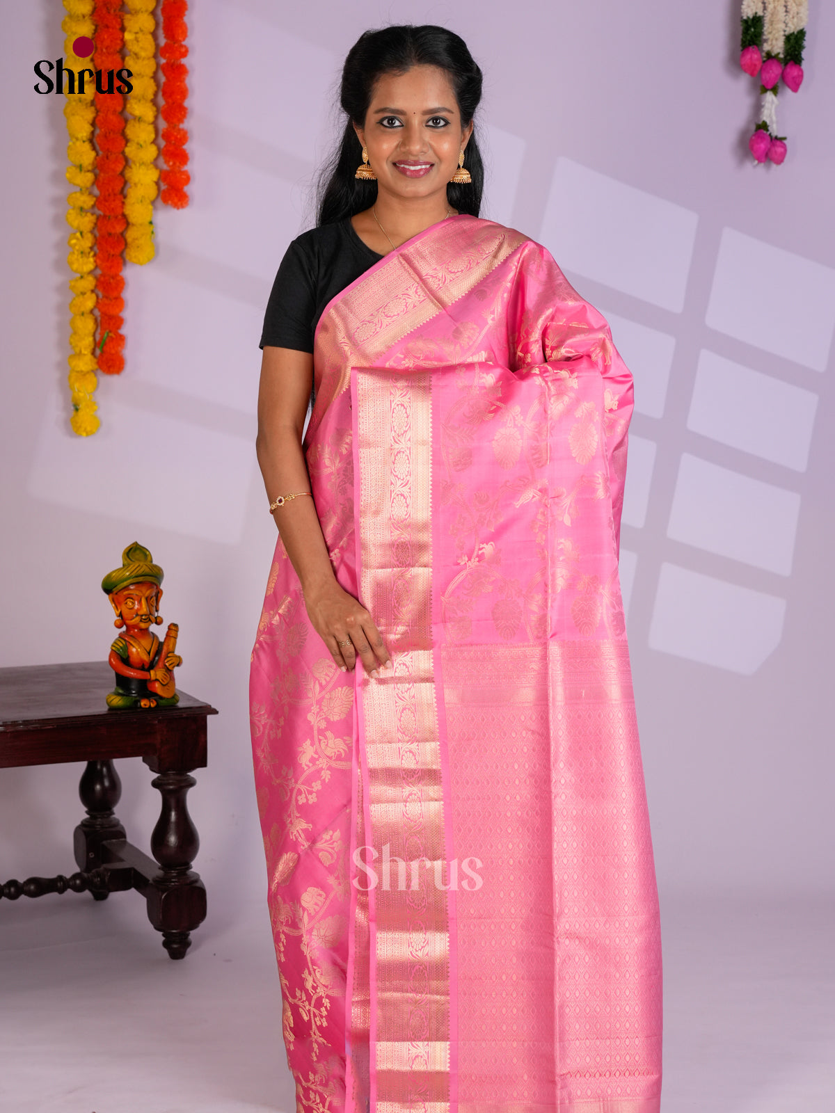 EAS09055 - Soft Silk (HR) Saree - Shop on Shrus.com