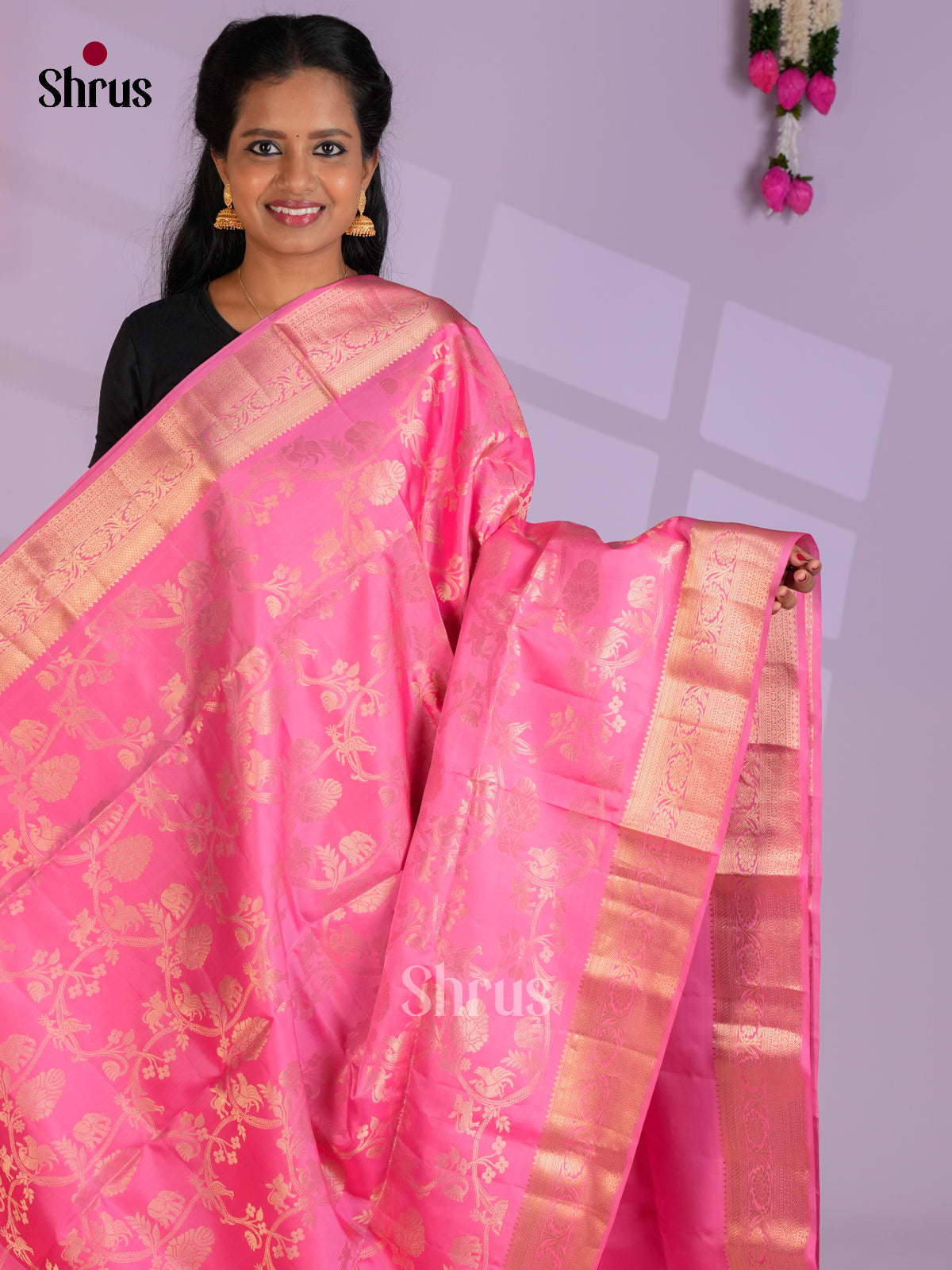 EAS09055 - Soft Silk (HR) Saree - Shop on Shrus.com