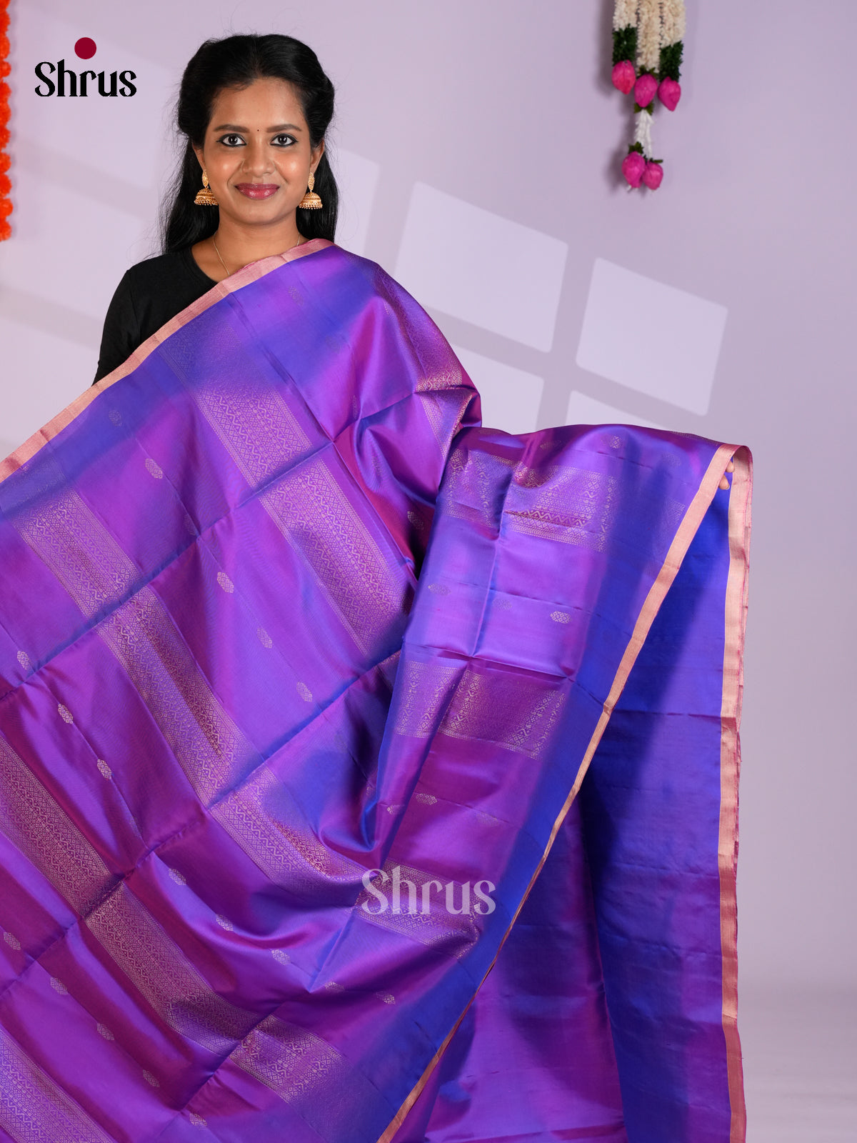 EAS09067 - Soft Silk (HR) Saree - Shop on Shrus.com