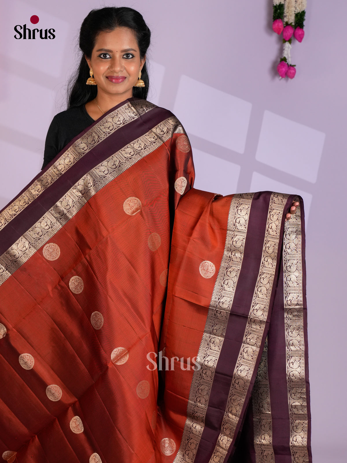 EAS09085 - Soft Silk (HR) Saree - Shop on Shrus.com