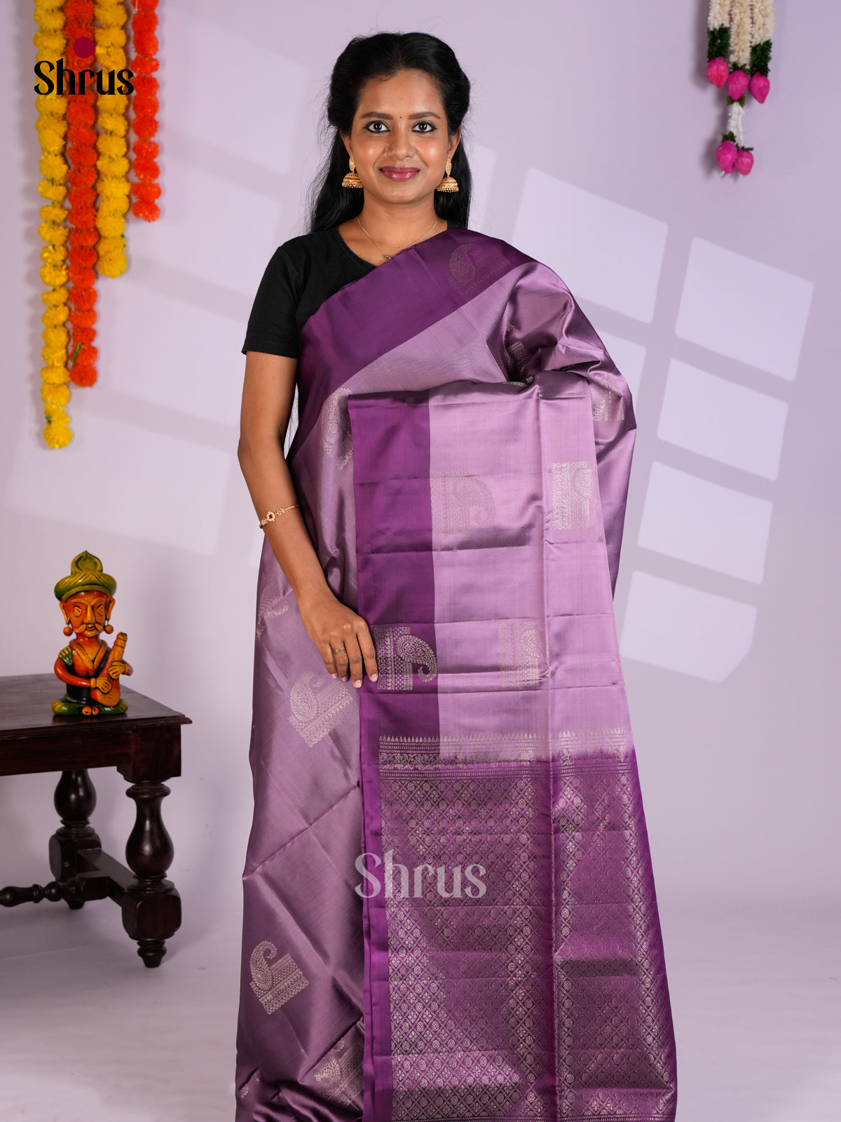 EAS09090 - Softsilk-halfpure Saree