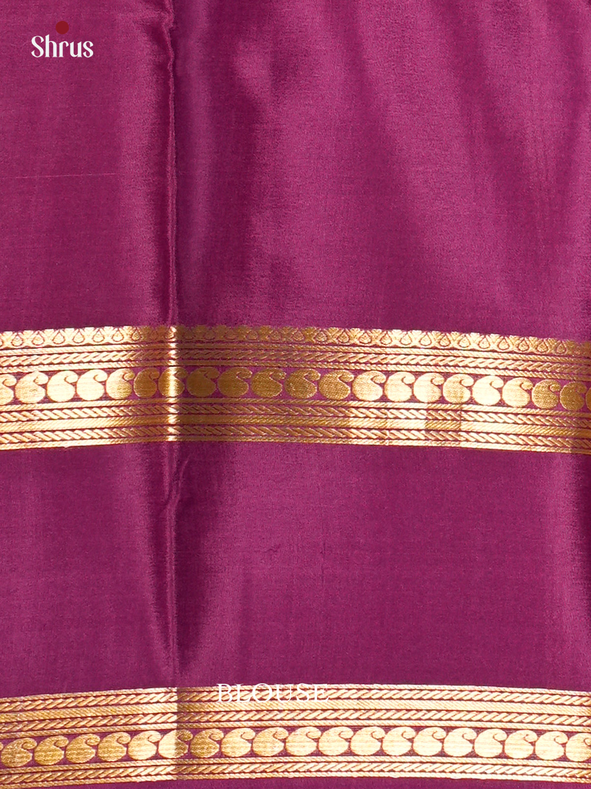 Radiant Orange & Purple  Mysore Silk Saree with rettaipet zari border -EAS09156