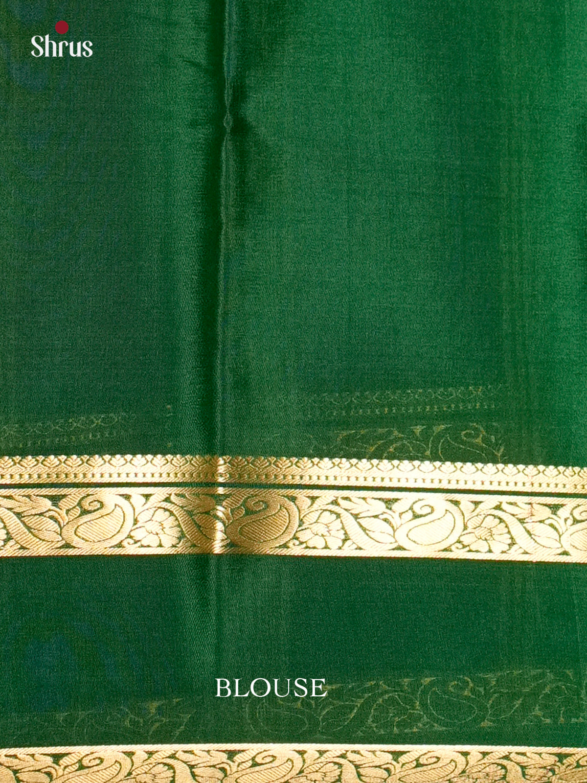 Regal Pink & Green Mysore Silk Saree with rettaipet zari border - EAS09213