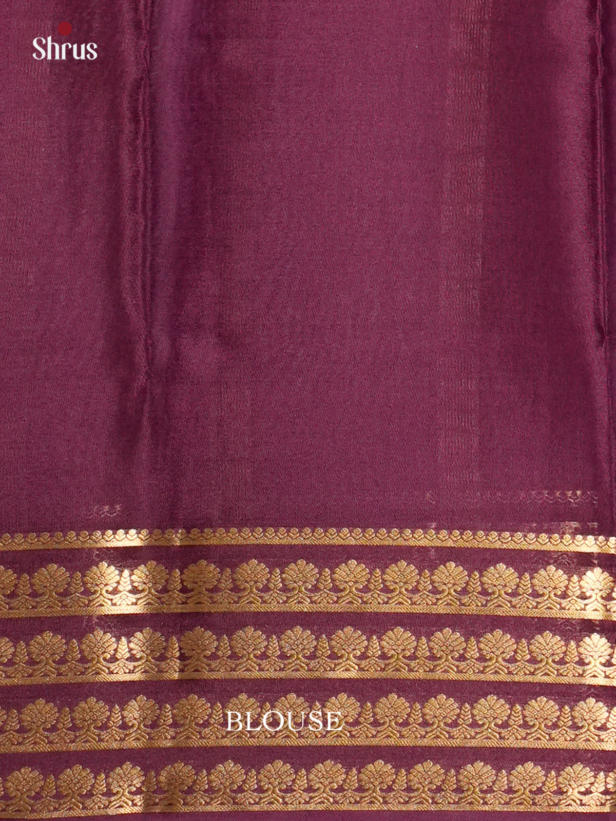 Gorgeous Pink & Purple Mysore Silk Saree with contrast zari striped border - EAS09219 - Shop on Shrus.com