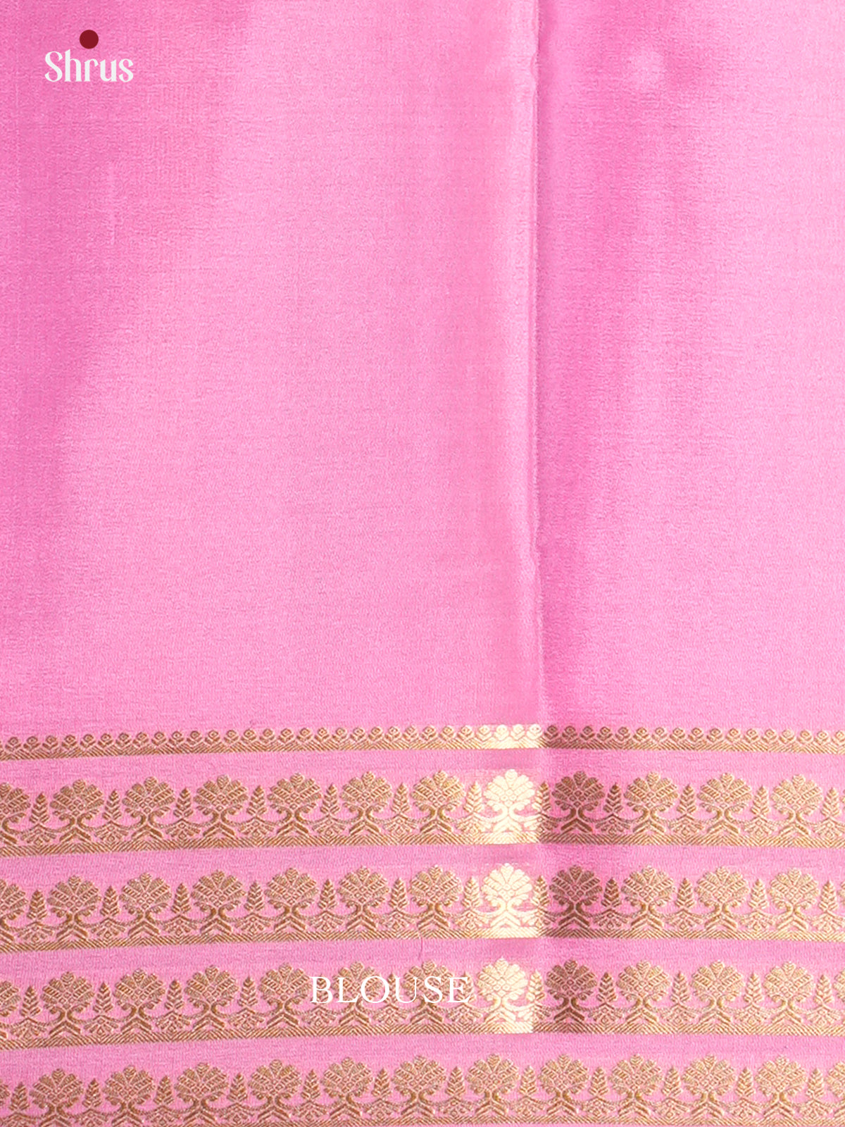 Classy Green & Pink  Mysore Silk Saree with zari striped border-EAS09222