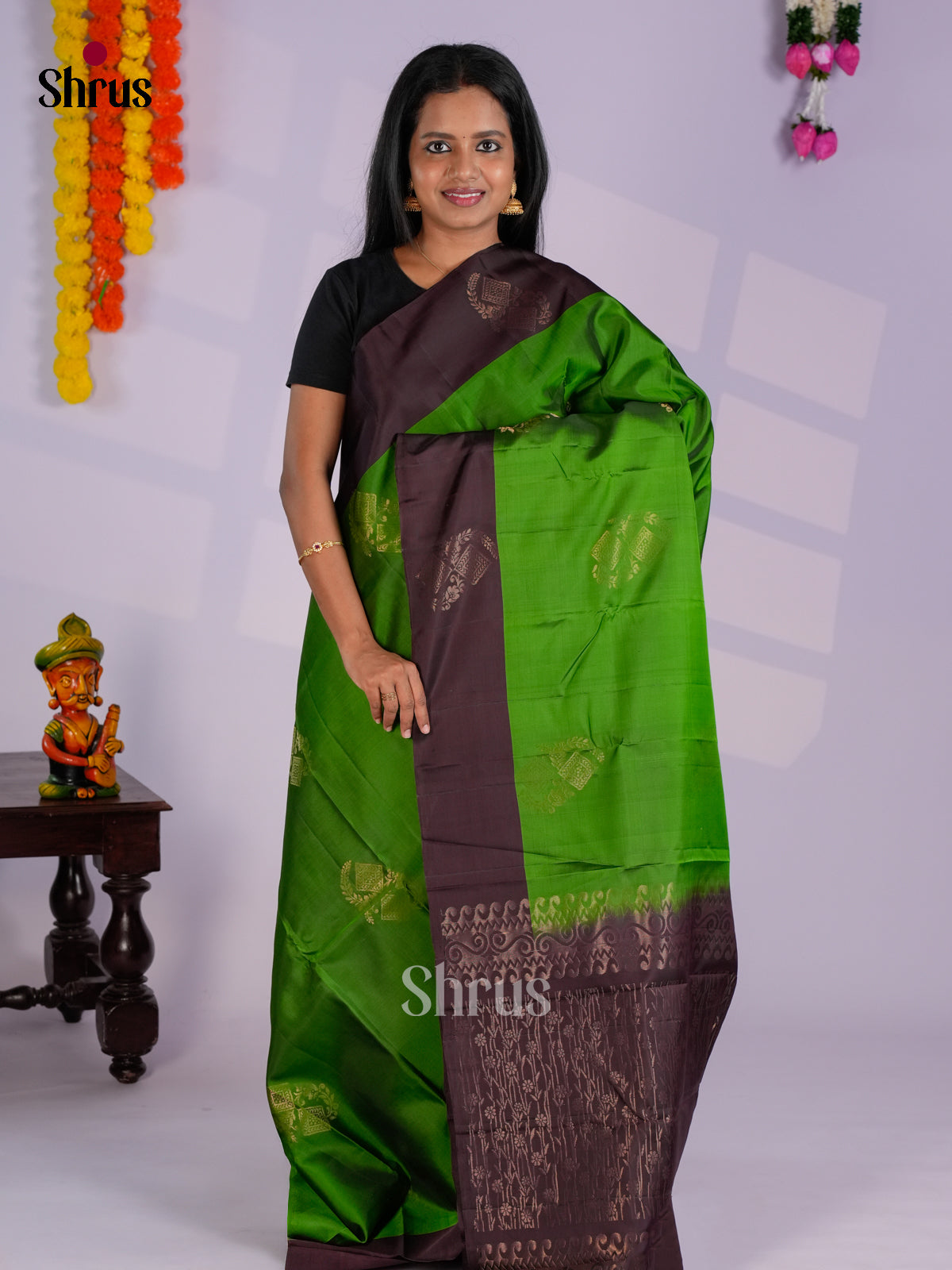 EAS10018 - Softsilk-halfpure Saree