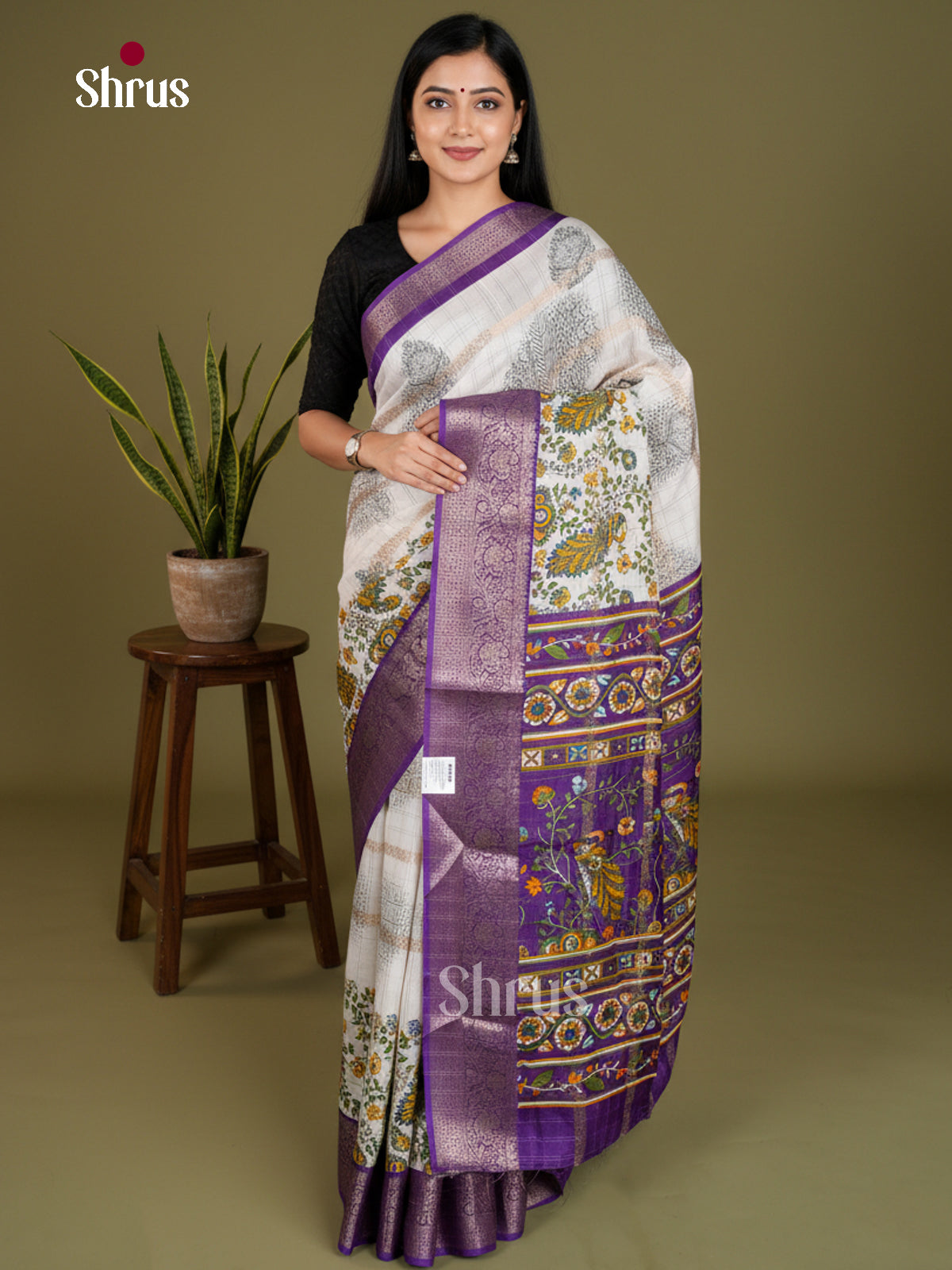 EAS10036 - Semi Crepe Saree