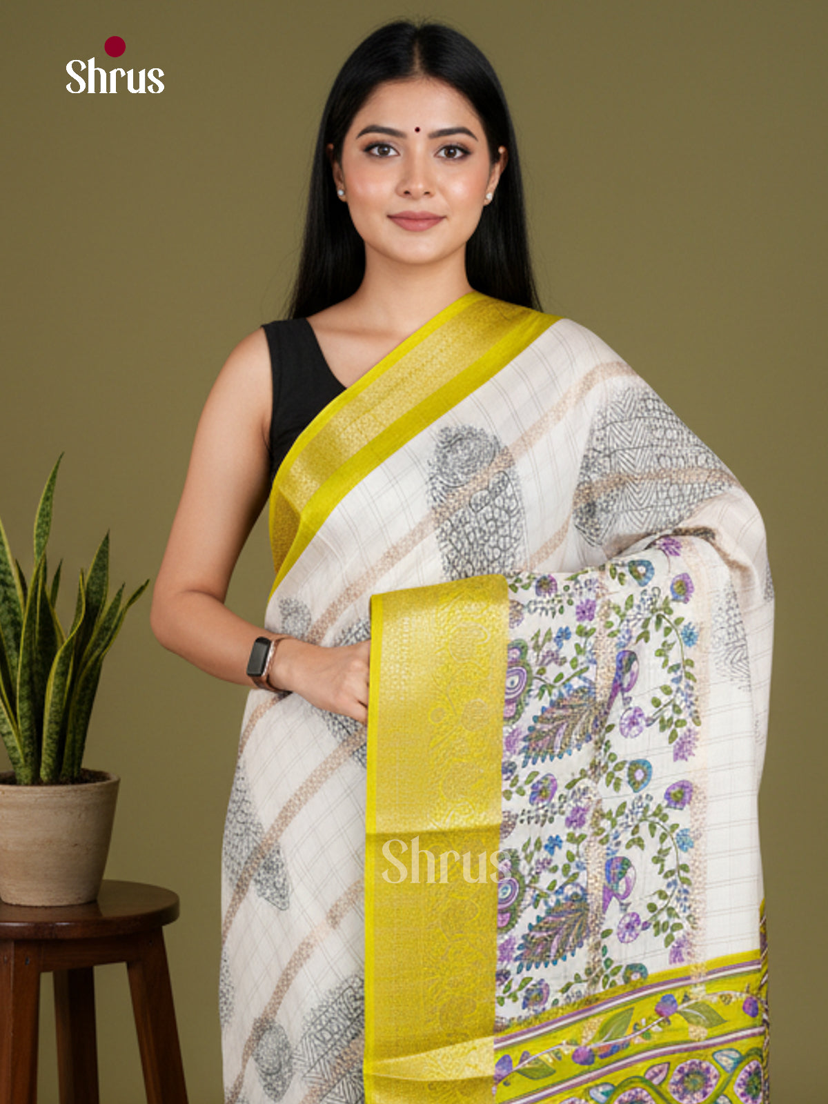 EAS10038 - Semi Crepe Saree