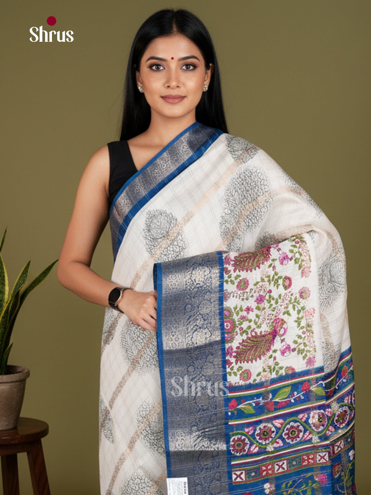 EAS10040 - Semi Crepe Saree