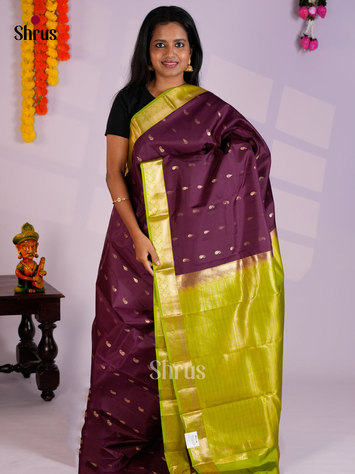 EAS10077 - Kanchipuram silk Saree