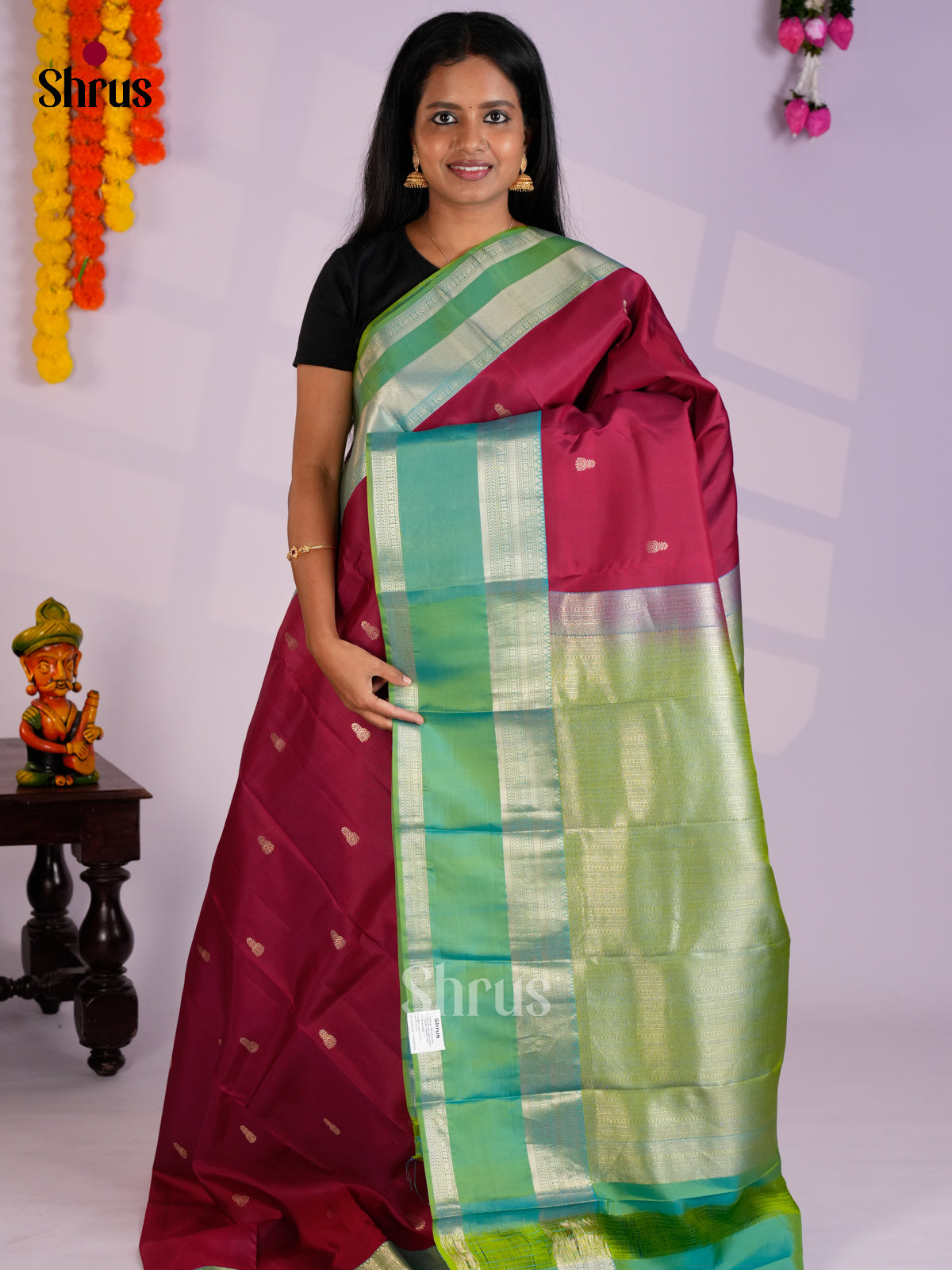 EAS10093 - Kanchipuram silk Saree