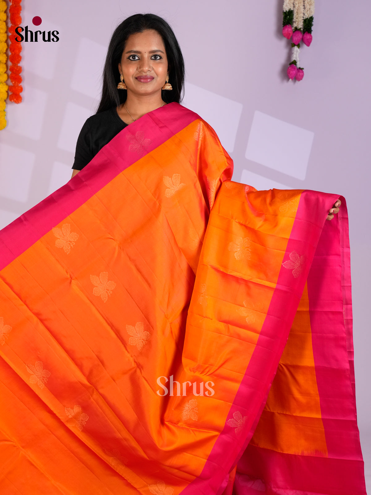 EAS10111 - Softsilk-halfpure Saree - Shop on Shrus.com