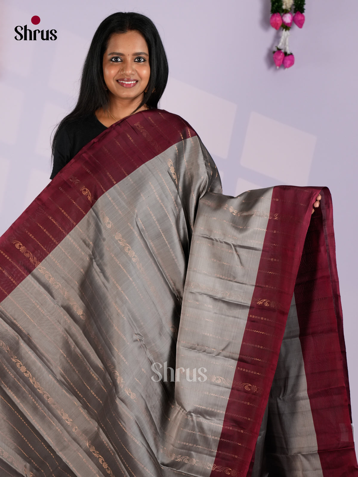 EAS10178 - Softsilk-halfpure Saree - Shop on Shrus.com