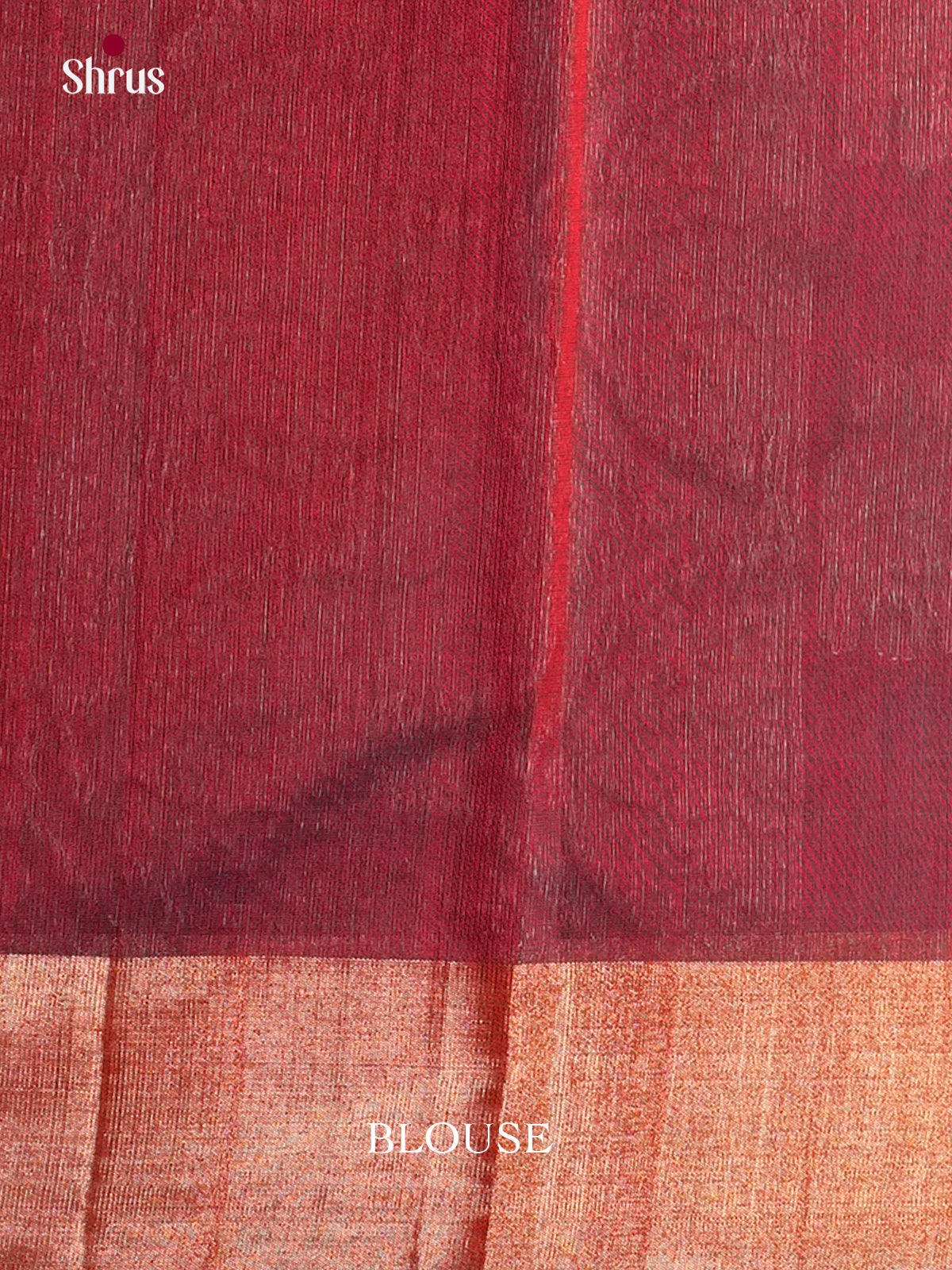Maroon - Timeless Silk Cotton Saree- EAS12065