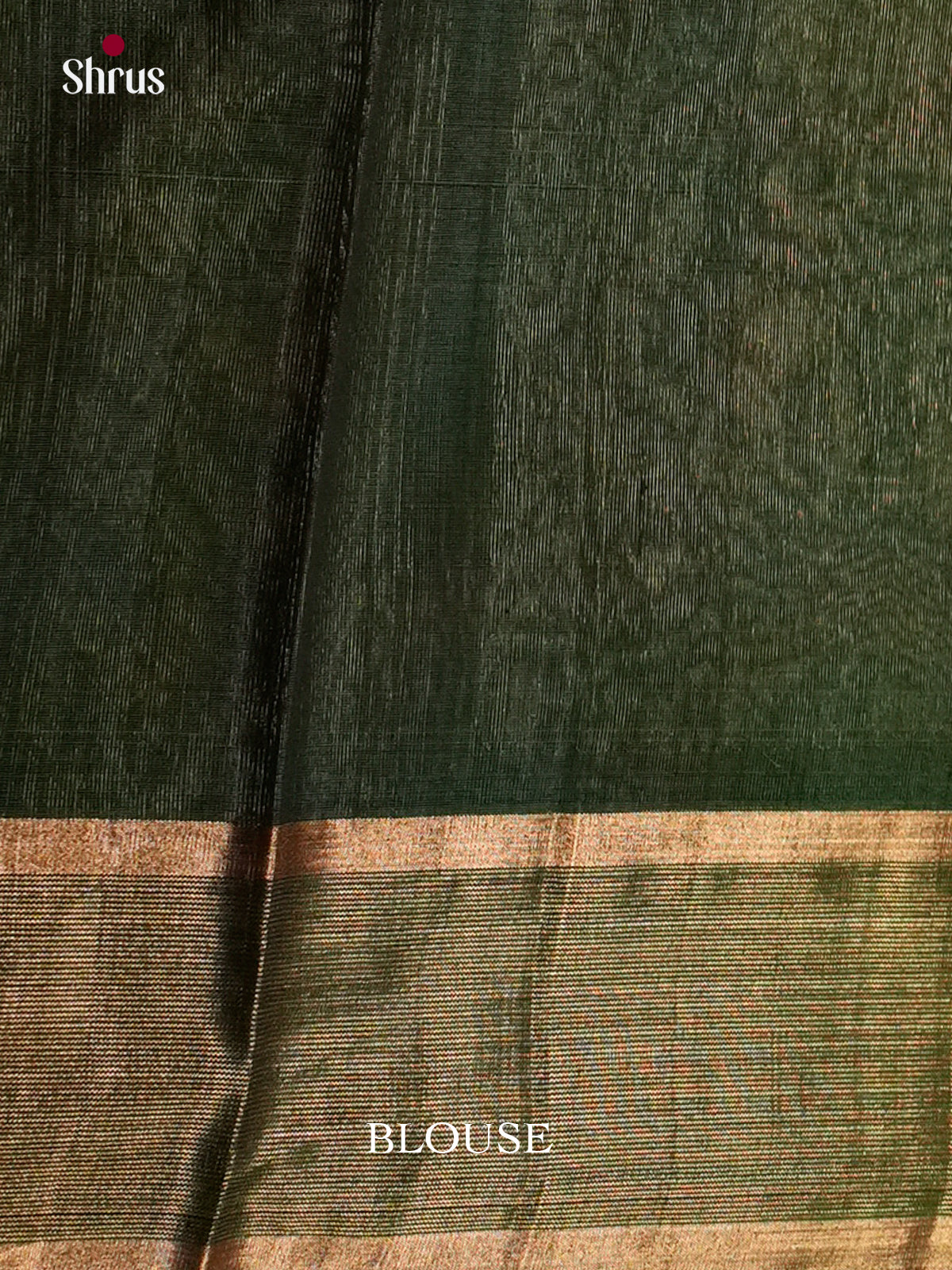 Orange & Green  - Timeless Silk Cotton Saree- EAS12073