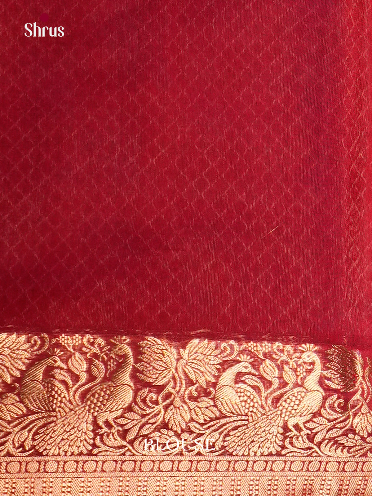 Blue & Maroon - Timeless Silk Cotton Saree -EAS12099