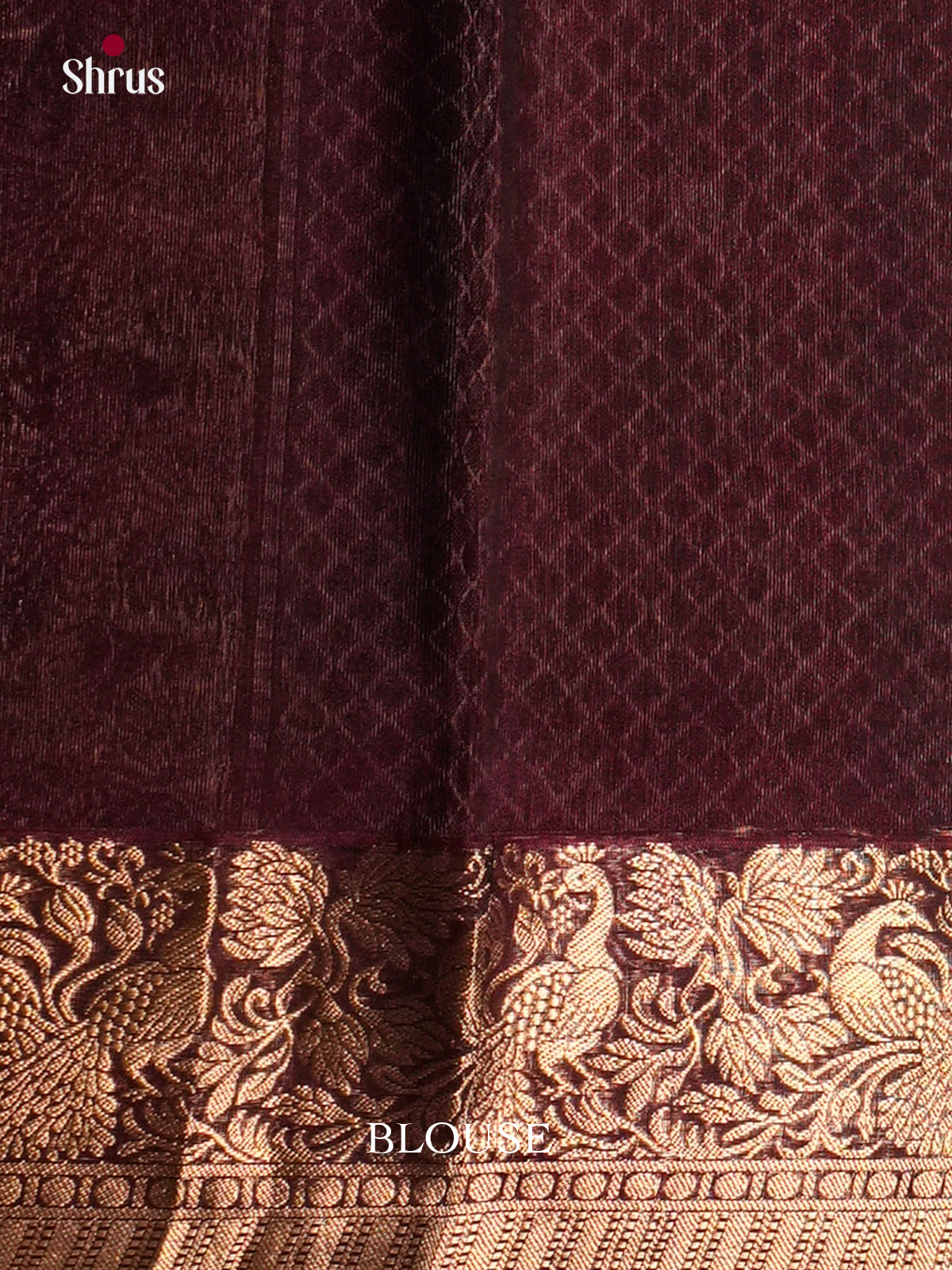 Blue & Maroon - Timeless Silk Cotton Saree -EAS12109