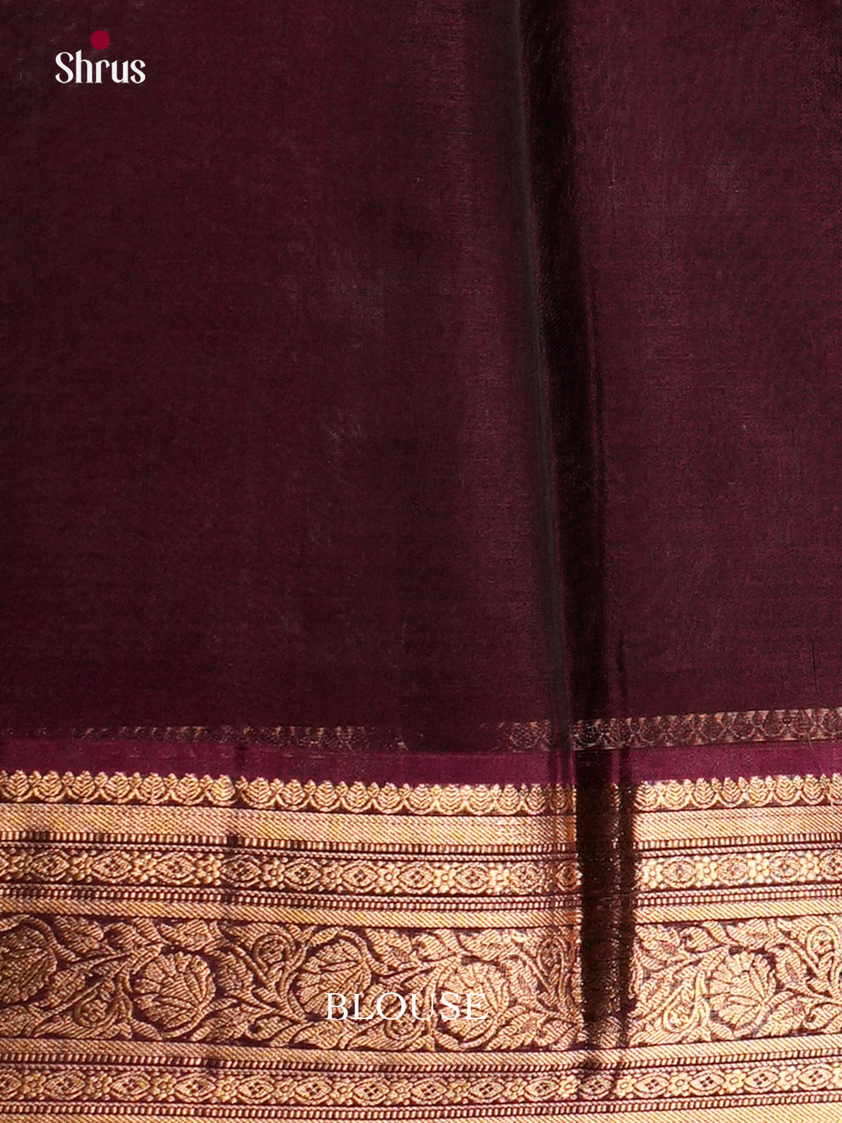 Green & maroon  - Timeless Silk Cotton Saree- EAS12112