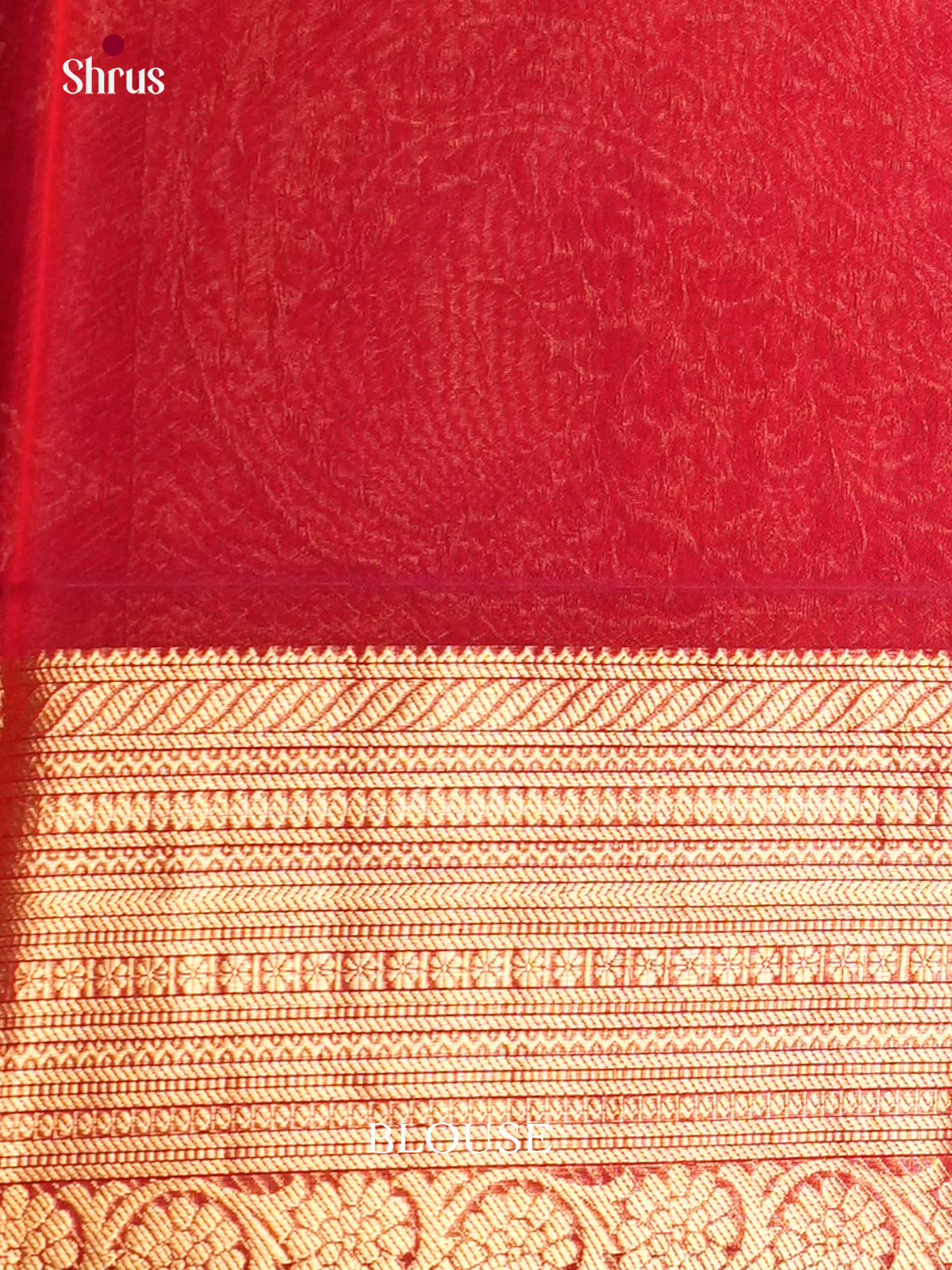 Brick & Red - Timeless Silk Cotton Saree- EAS12128