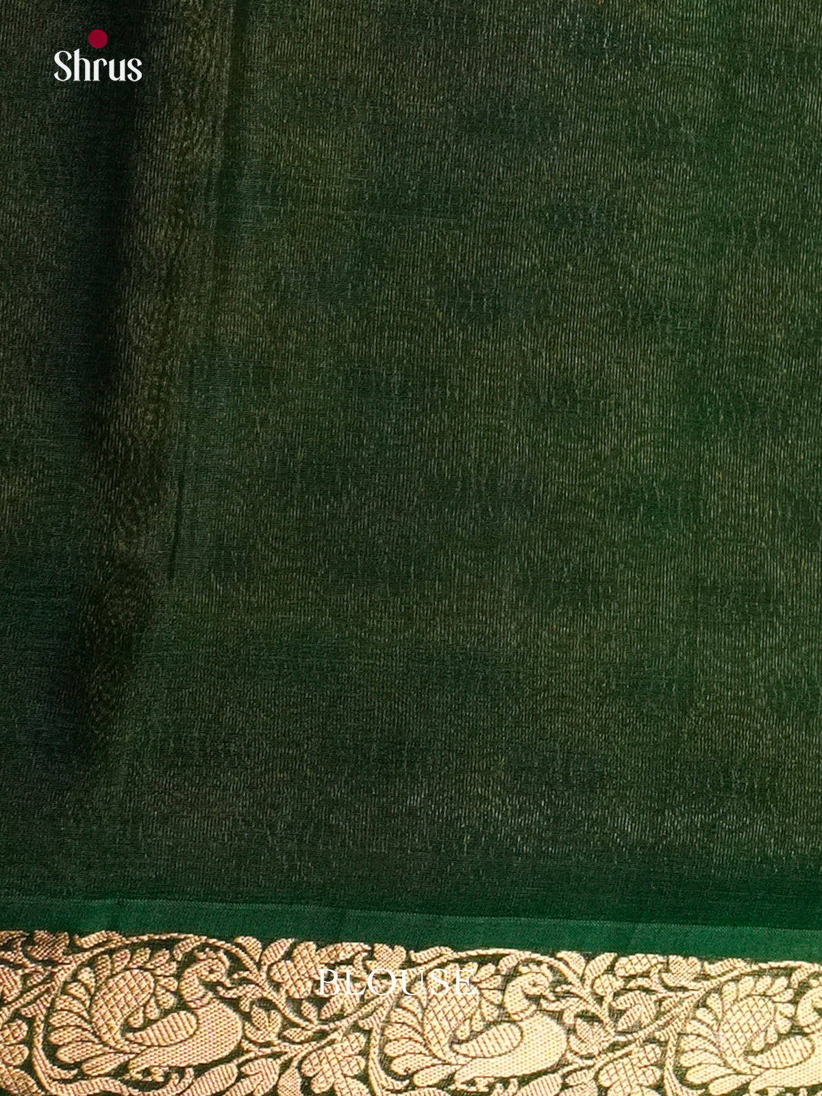 Blue & Green- Timeless Silk Cotton Saree- - EAS12132