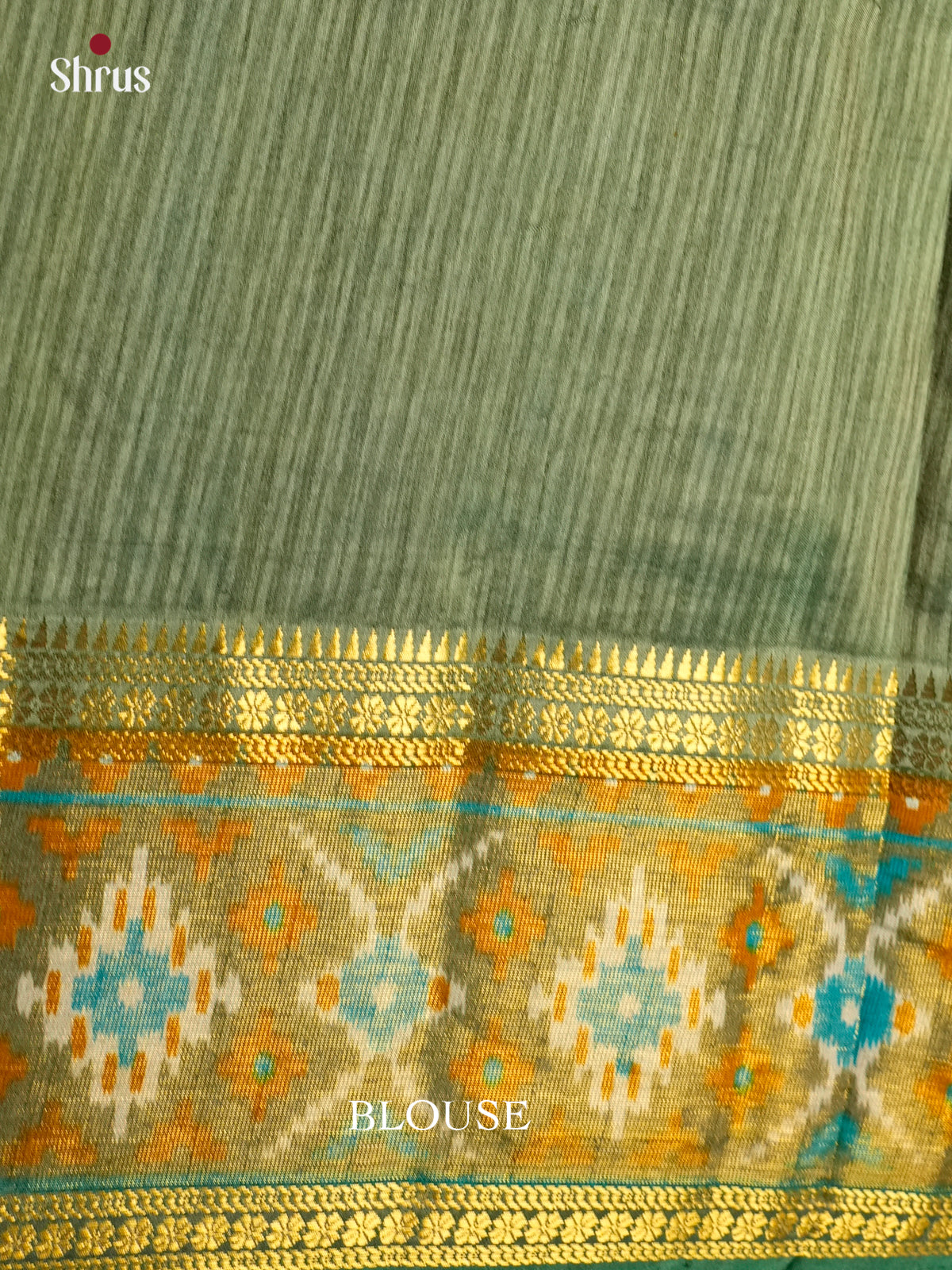 EAS12165 - Semi Patola -Rettapet border Saree - Shop on Shrus.com