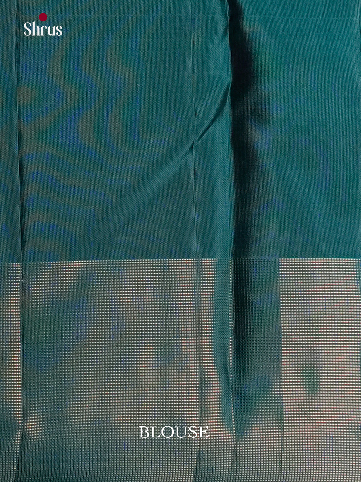 Purple & Blue - Kanchipuram-halfpure Saree- EAS12318 - Shop on Shrus.com