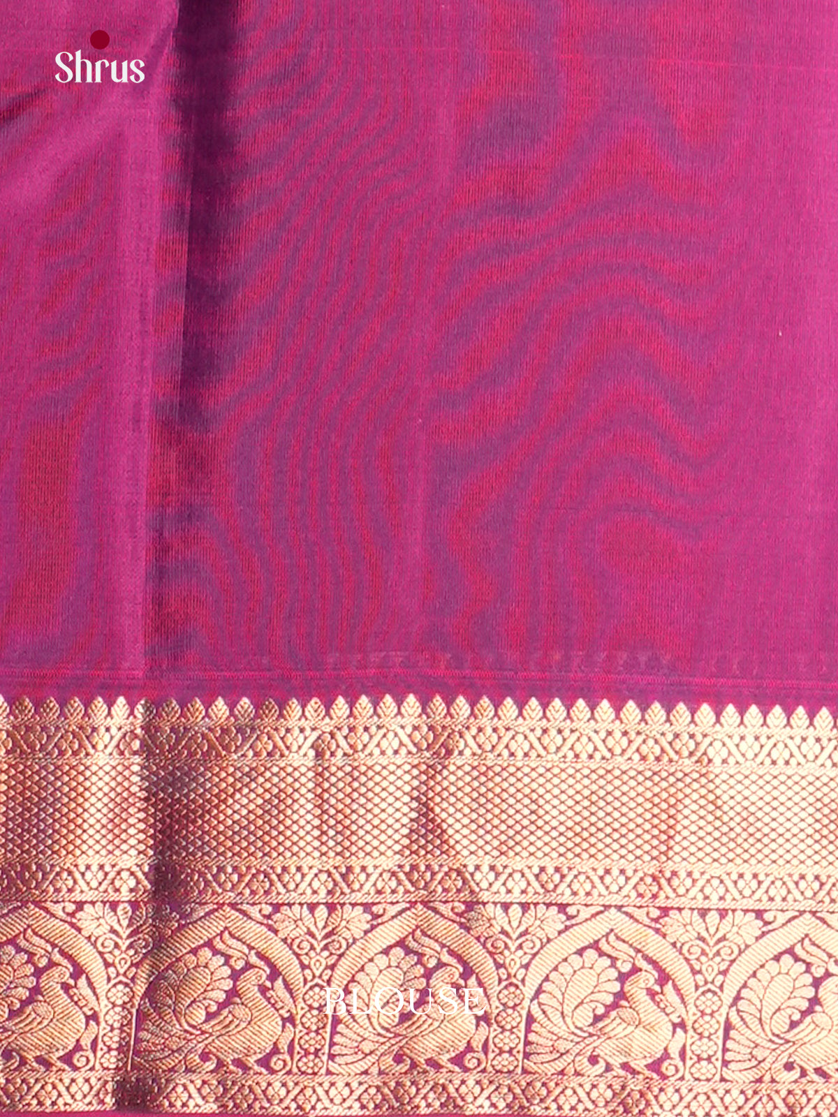 Blue & Purple- Kanchipuram-halfpure Saree - EAS12349 - Shop on Shrus.com