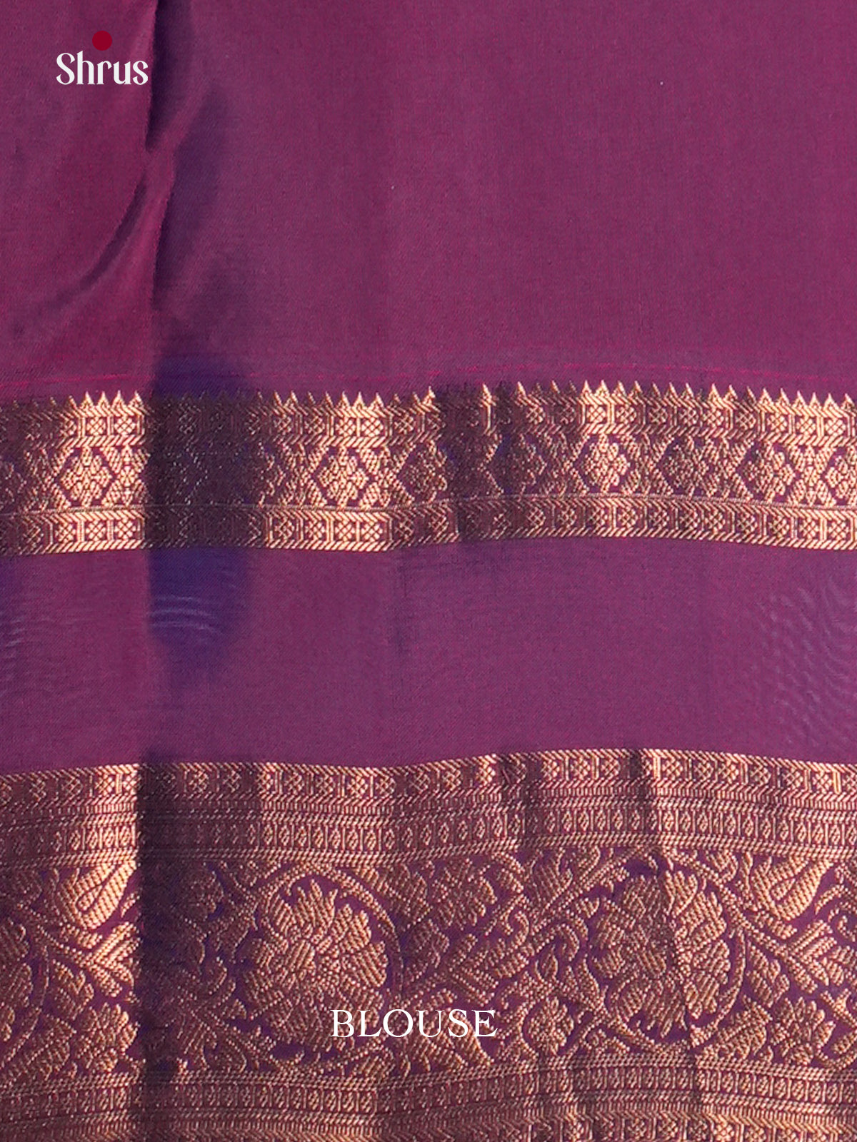 Green & Purple - EAS12352 - Kanchipuram-halfpure Saree - Shop on Shrus.com