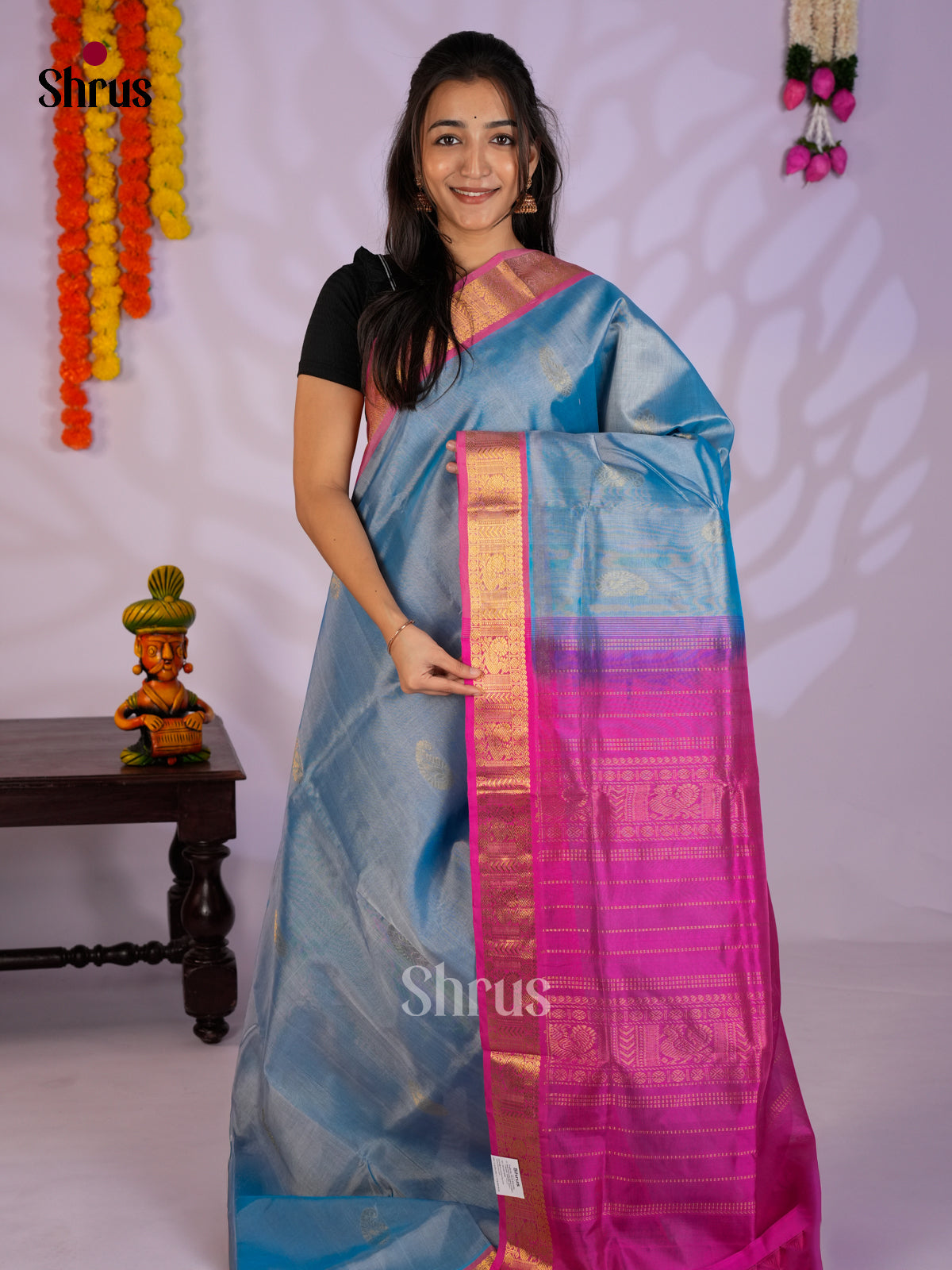 EAS13300 - Silk Cotton Saree