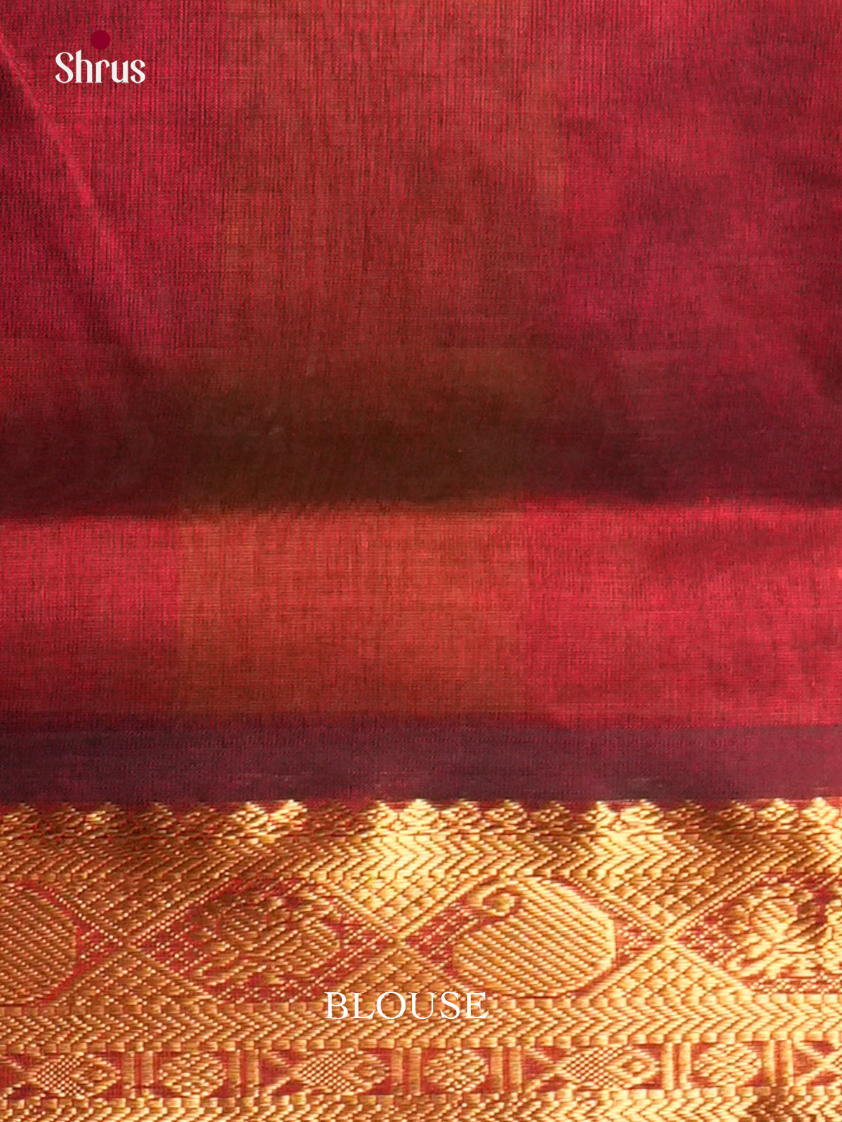 Stunning Green & Maroon  Silk Cotton Saree  with checkered pattern -EAS13351