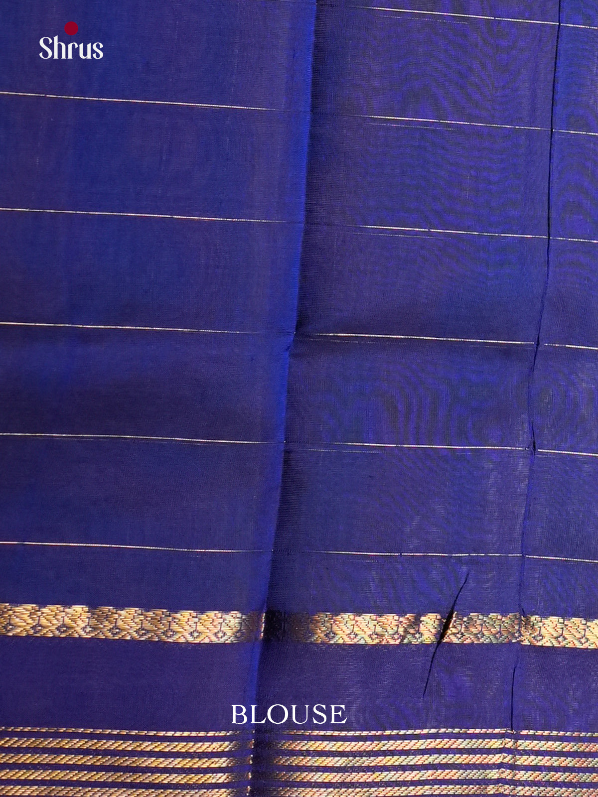 Elegant Double Shaded Green & Blue  Silk Cotton Saree with zari checks -EAS13372