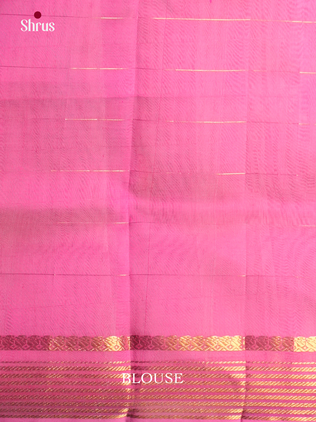 Charming Cream & Pink  Silk Cotton Saree with zari checks & border - EAS13383