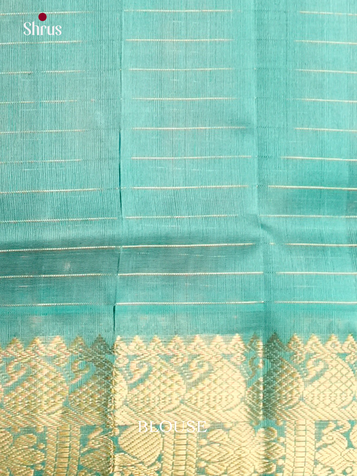 Lustrous Arakku Maroon & Teal  Silk Cotton Saree with zari border -EAS13395