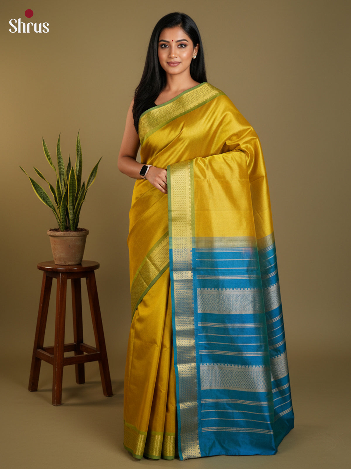 EAS13420 - silkcotton 9yards Saree - Shop on Shrus.com