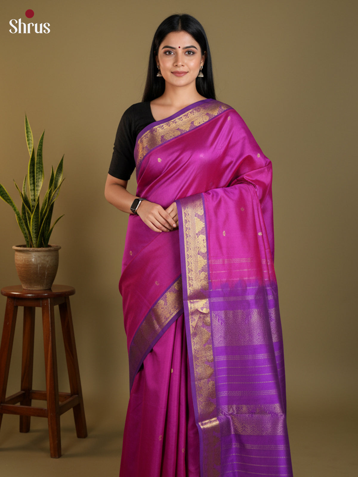 EAS13435 - silkcotton 9yards Saree