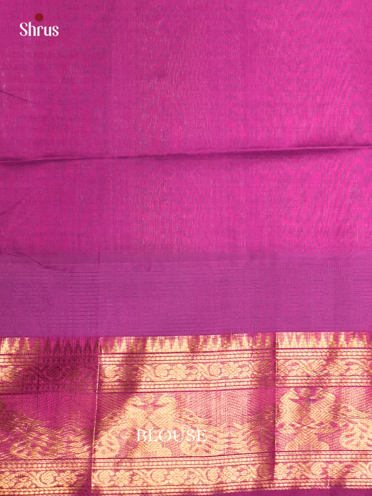 Elegant Grey & Purple Silk Cotton Saree with kattam & Korvai border- EAS19048