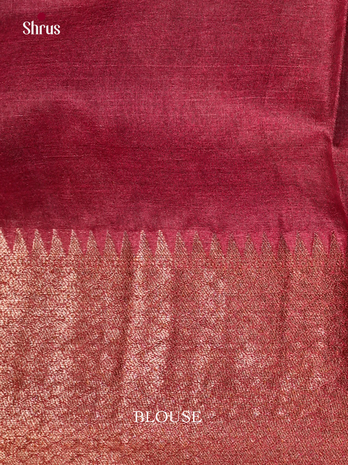 Beautiful Green & Maroon Banarasi Tussar Saree gleams with gold zari floral buttas-  EAS20038 - Shop on Shrus.com