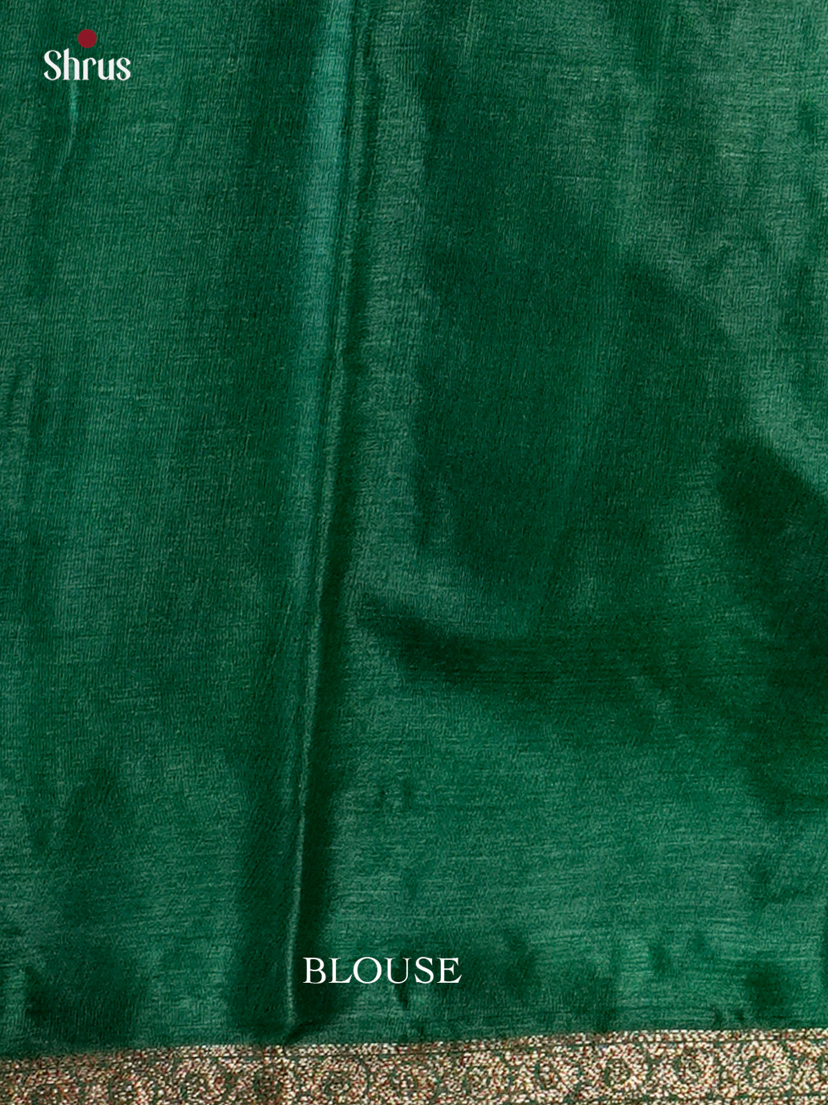 Charming Pink & Green Banarasi Tussar Saree with zari floral brocade - EAS20053