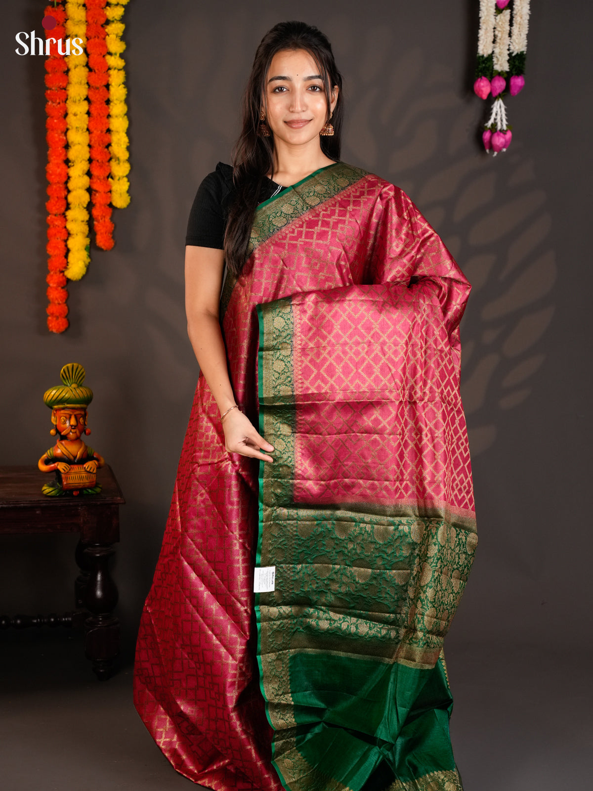 EAS20056 - Banarasi Tussar Saree