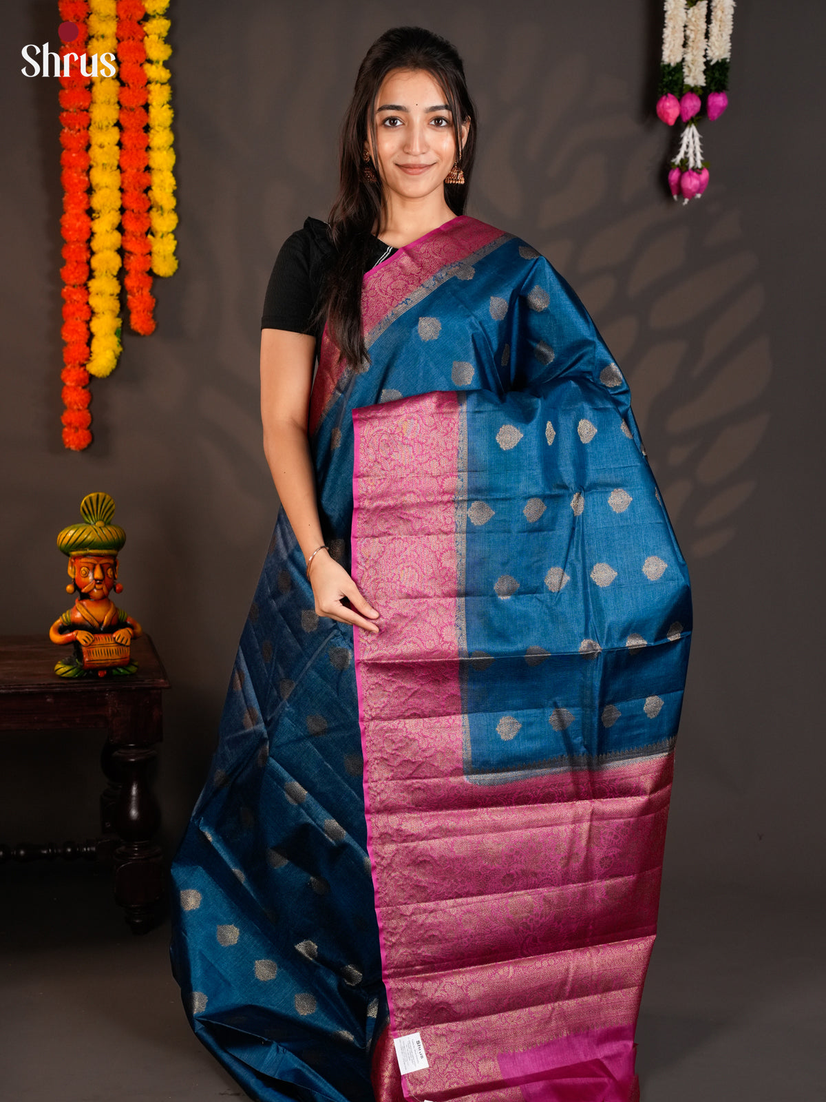 EAS20071 - Banarasi Tussar Saree