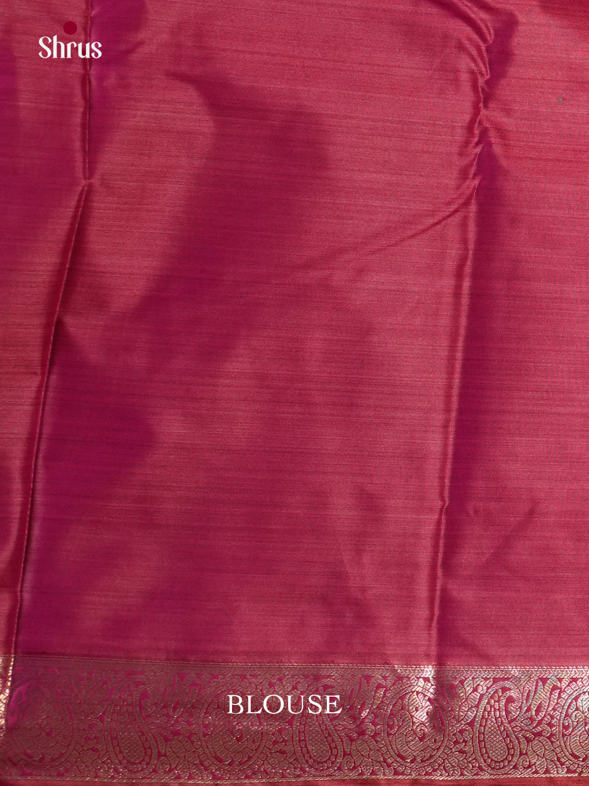 Pink- Kanchipuram-halfpure Saree - EAS21172 - Shop on Shrus.com