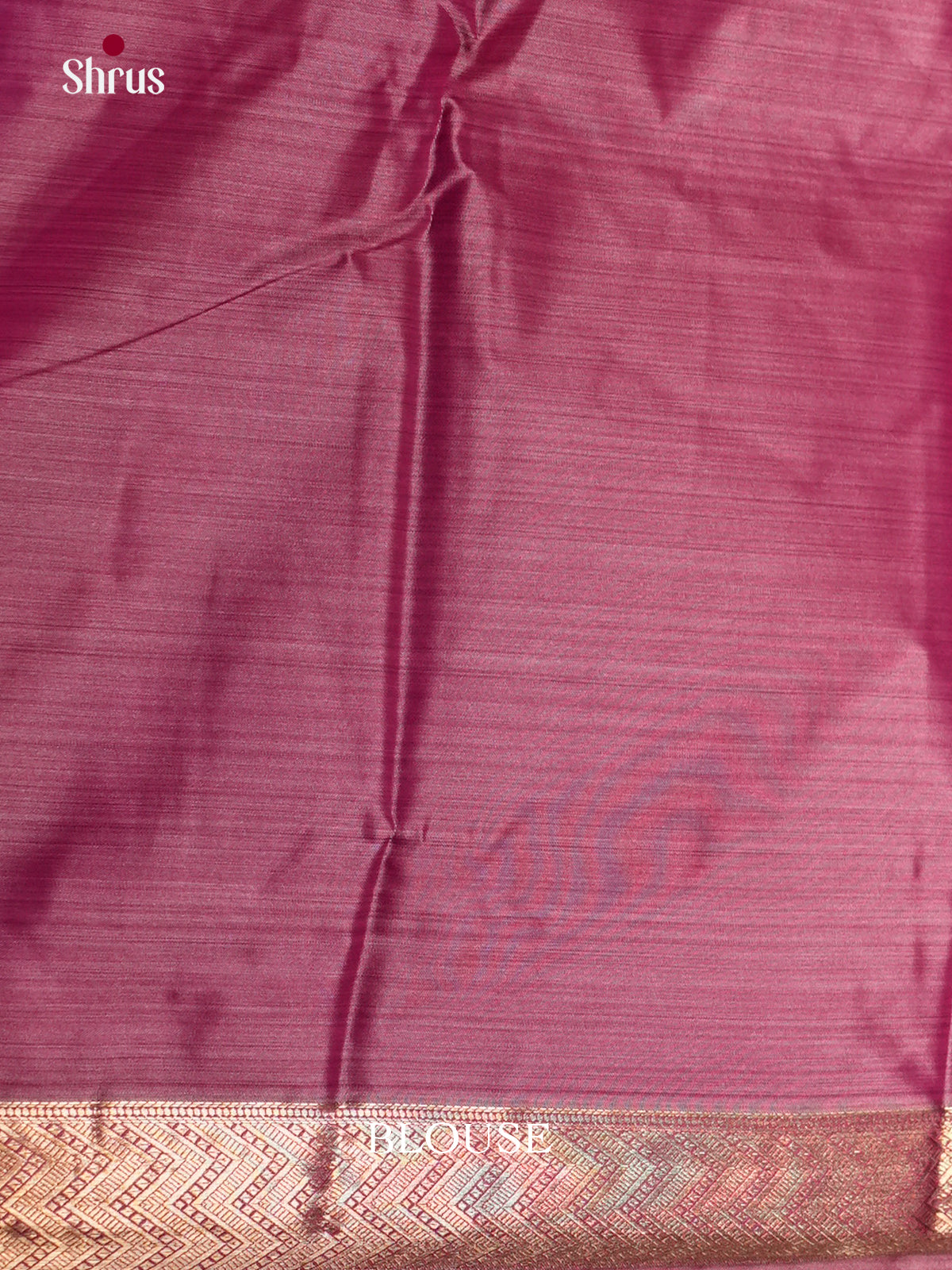 Pink  - Kanchipuram-halfpure Saree-EAS21174 - Shop on Shrus.com