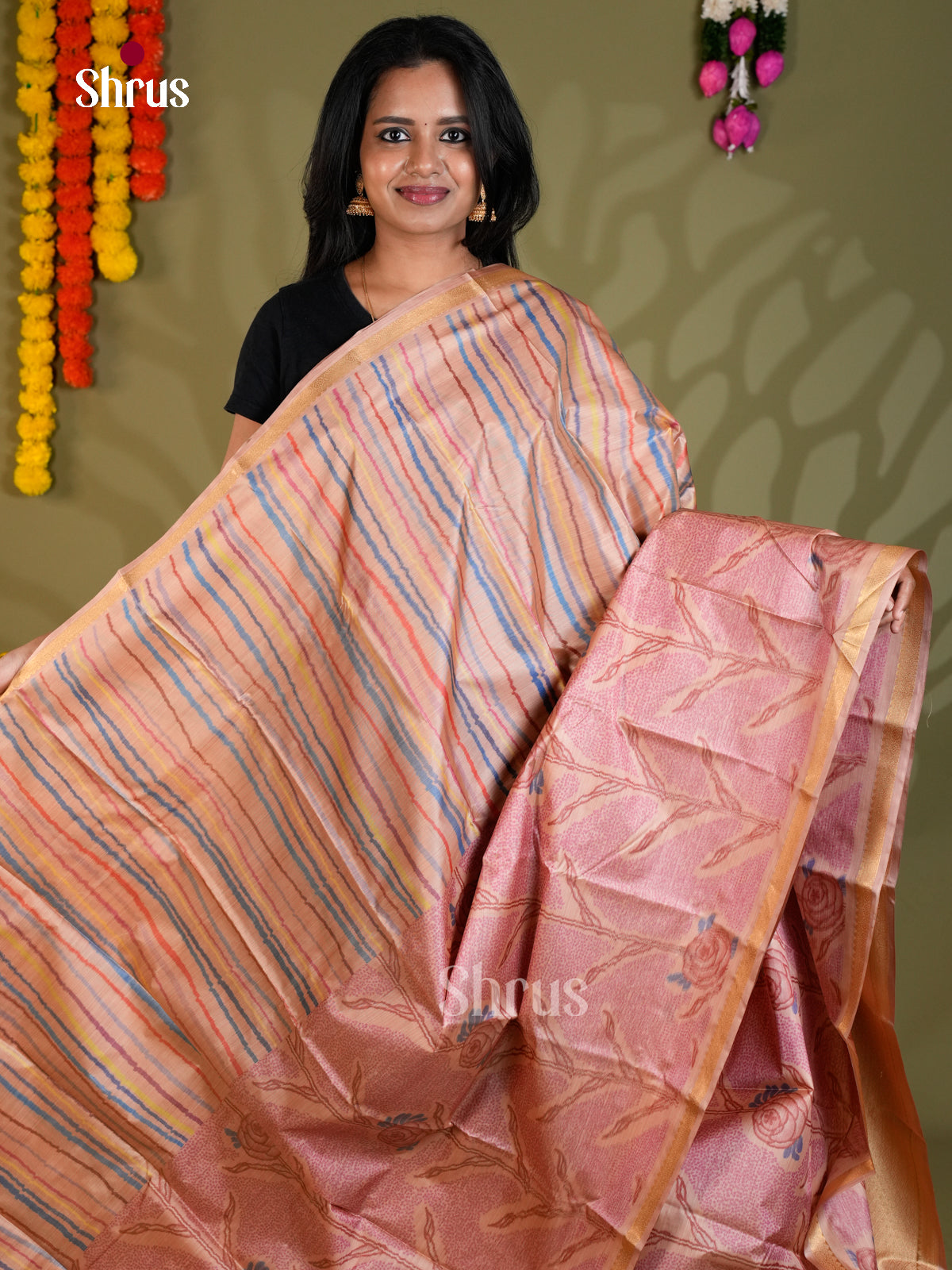 EAS21189 - Kanchipuram-halfpure Saree - Shop on Shrus.com