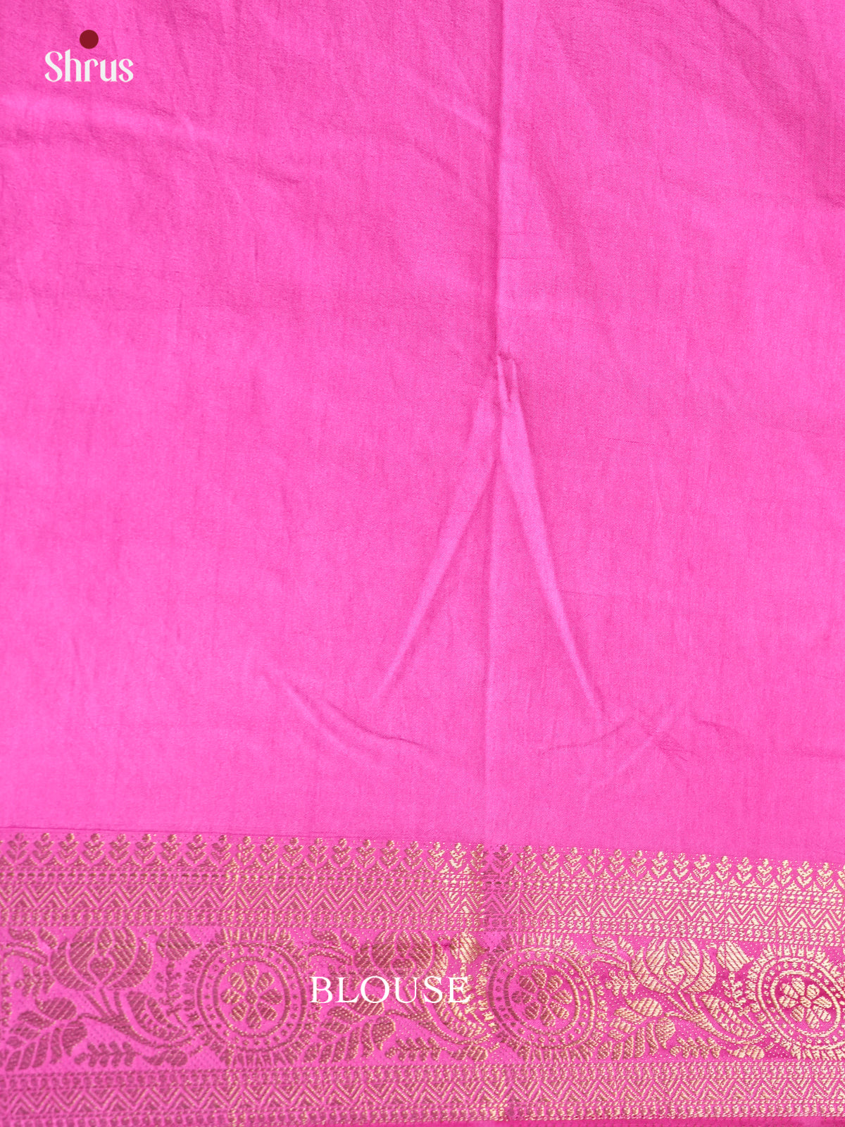 Pink  - Semi Rawsilk Saree-EAS21265 - Shop on Shrus.com