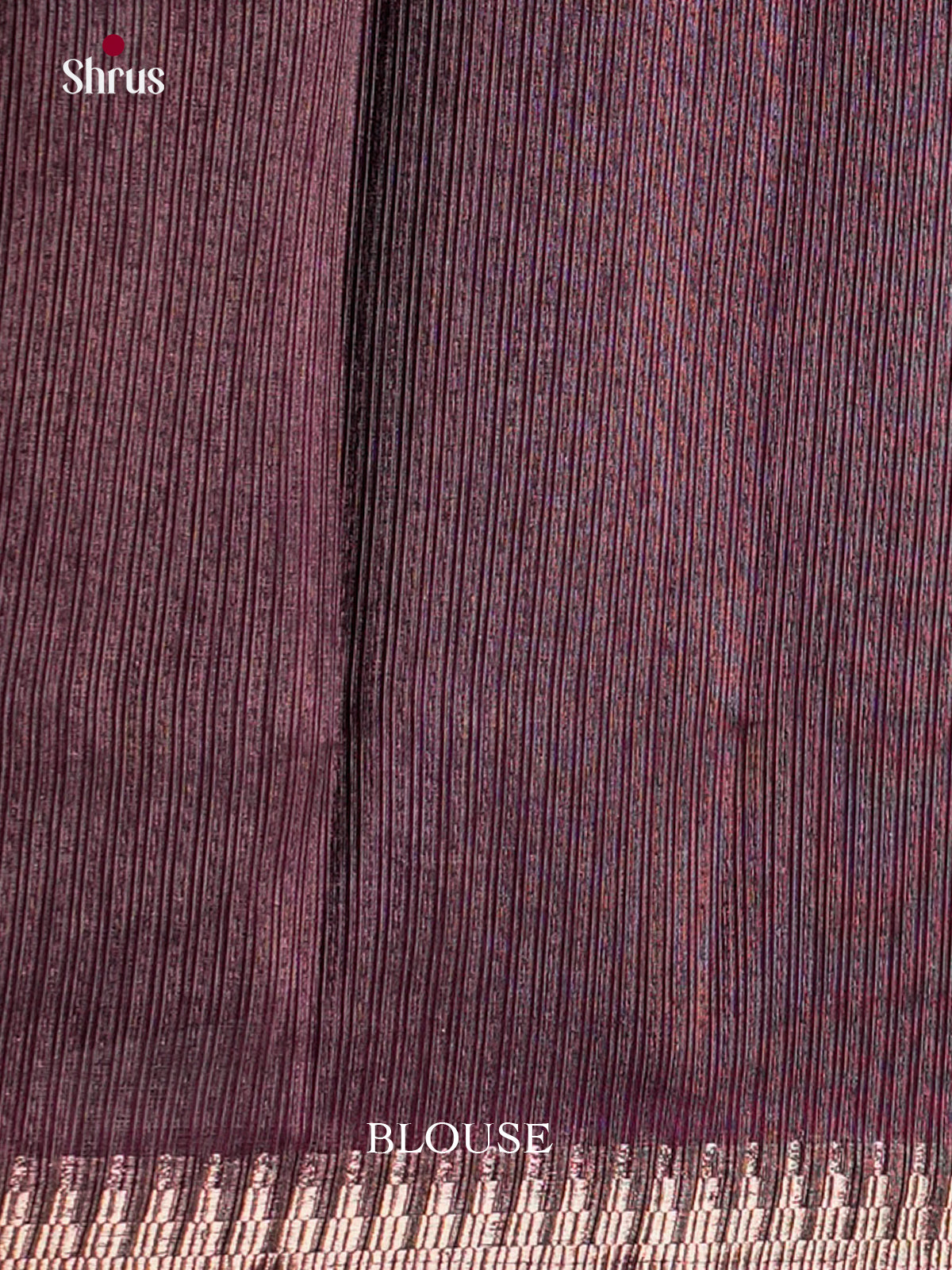 Wine- Semi Rawsilk - Saree -EAS22022 - Shop on Shrus.com