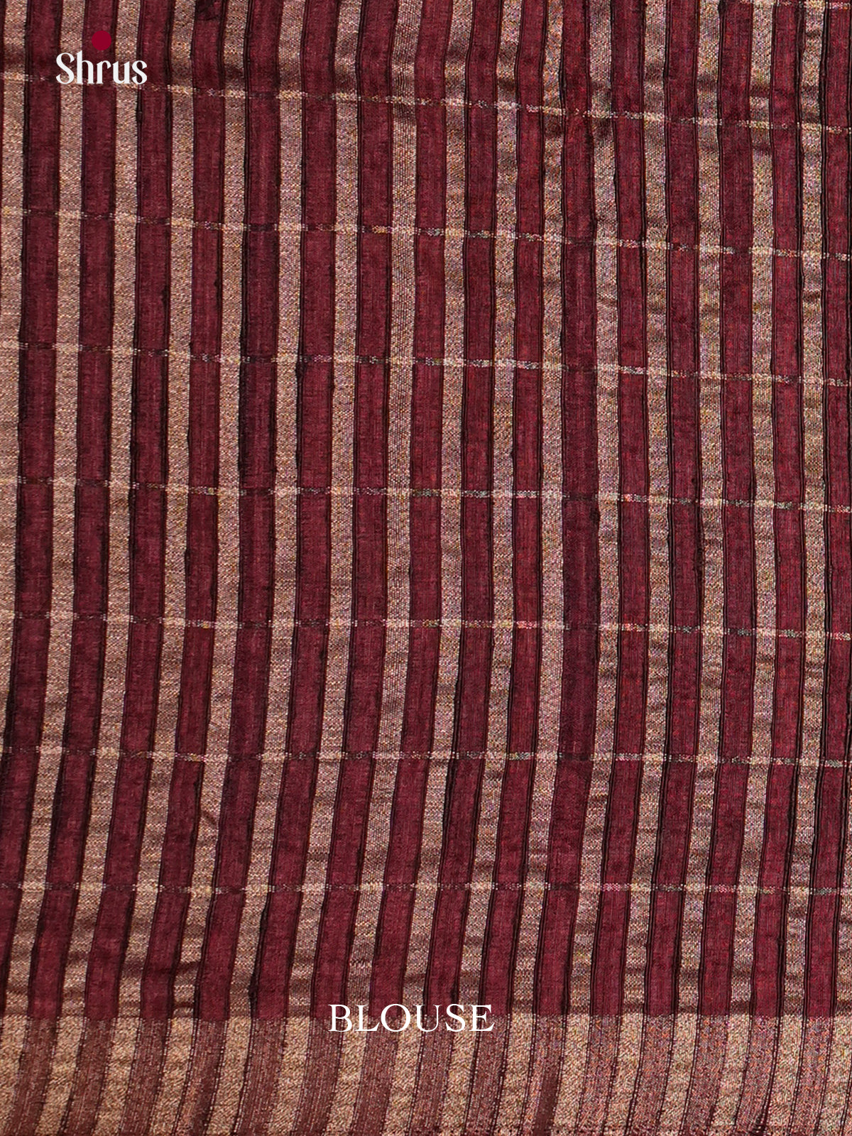 Maroon- Semi Rawsilk - Saree - EAS22026