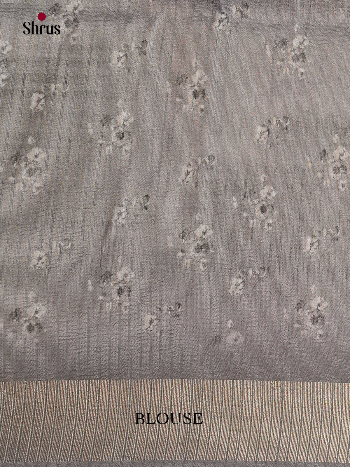 Grey- Semi Rawsilk - Saree -EAS22041 - Shop on Shrus.com